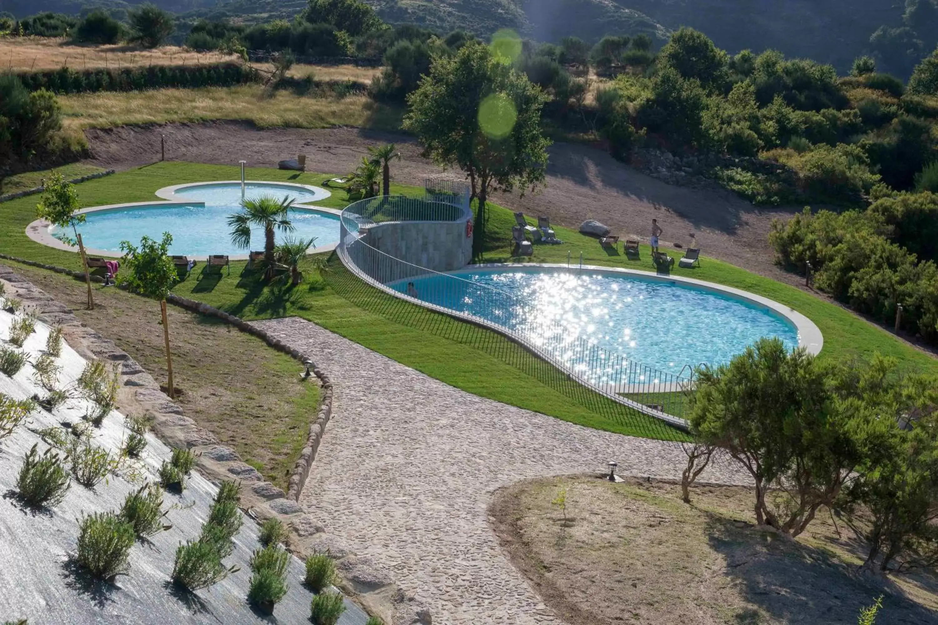 Swimming pool, Pool View in Eco-Bungalow