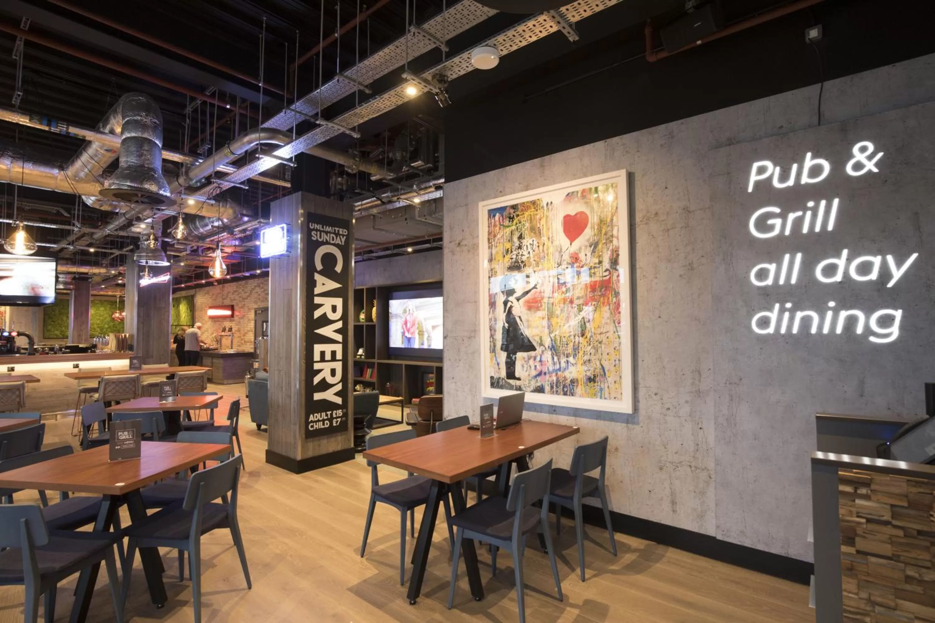 Restaurant/places to eat in Village Hotel Bristol Filton