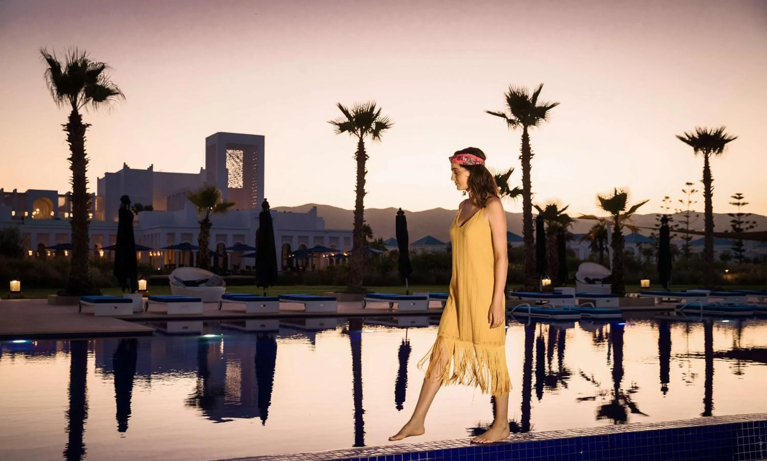 Pool view in Banyan Tree Tamouda Bay