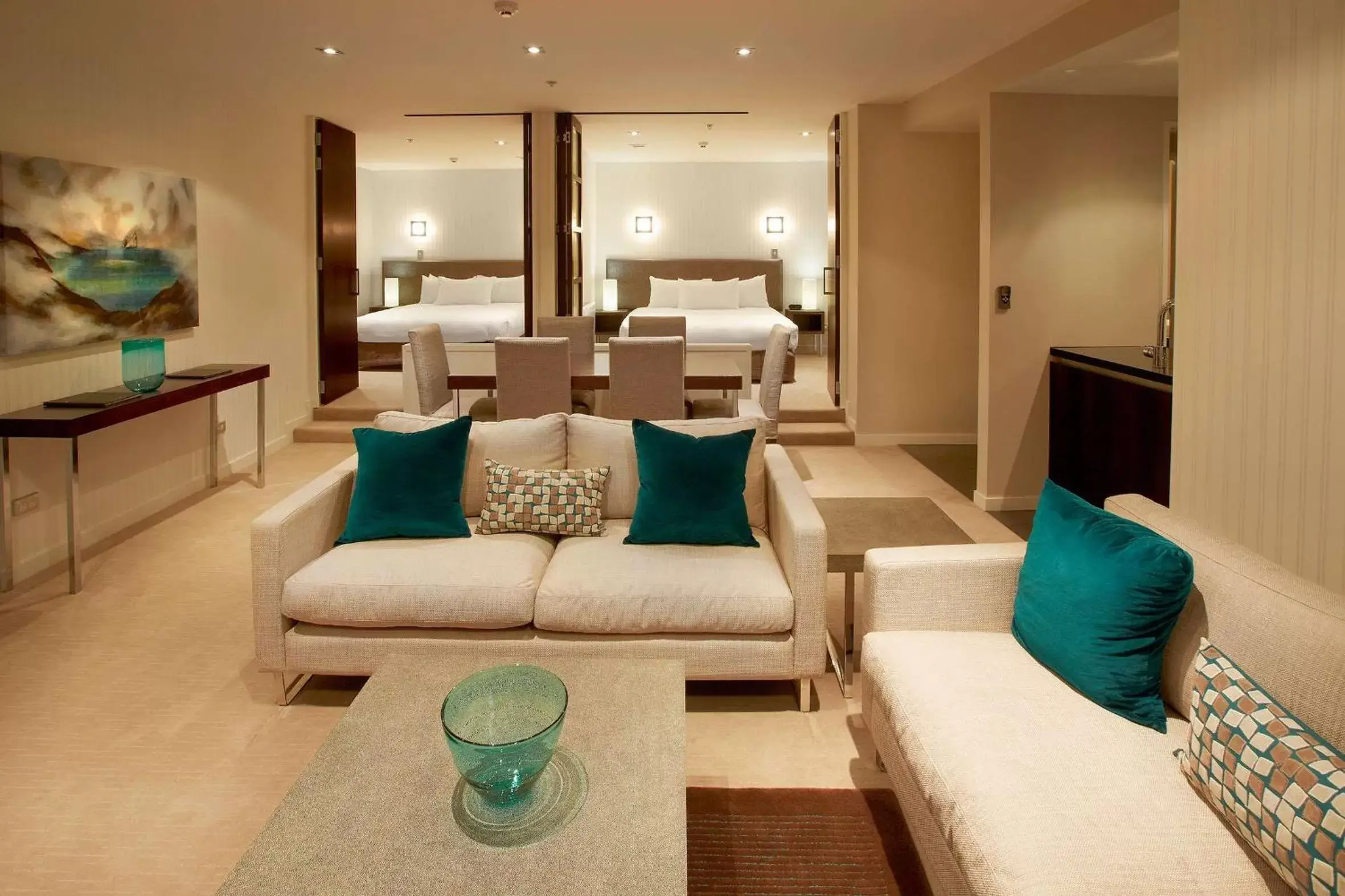 Living room, Seating Area in Hilton Queenstown Resort & Spa