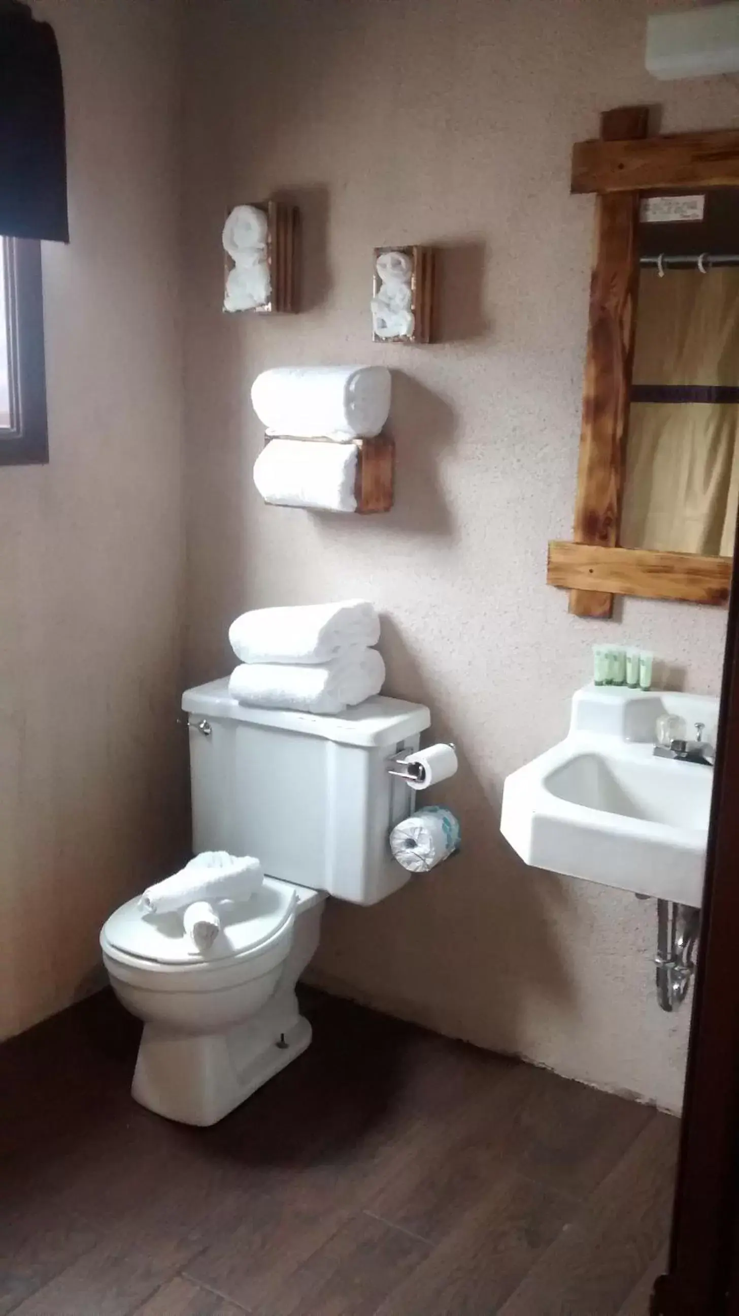 Bathroom in Adobe Sands Motel