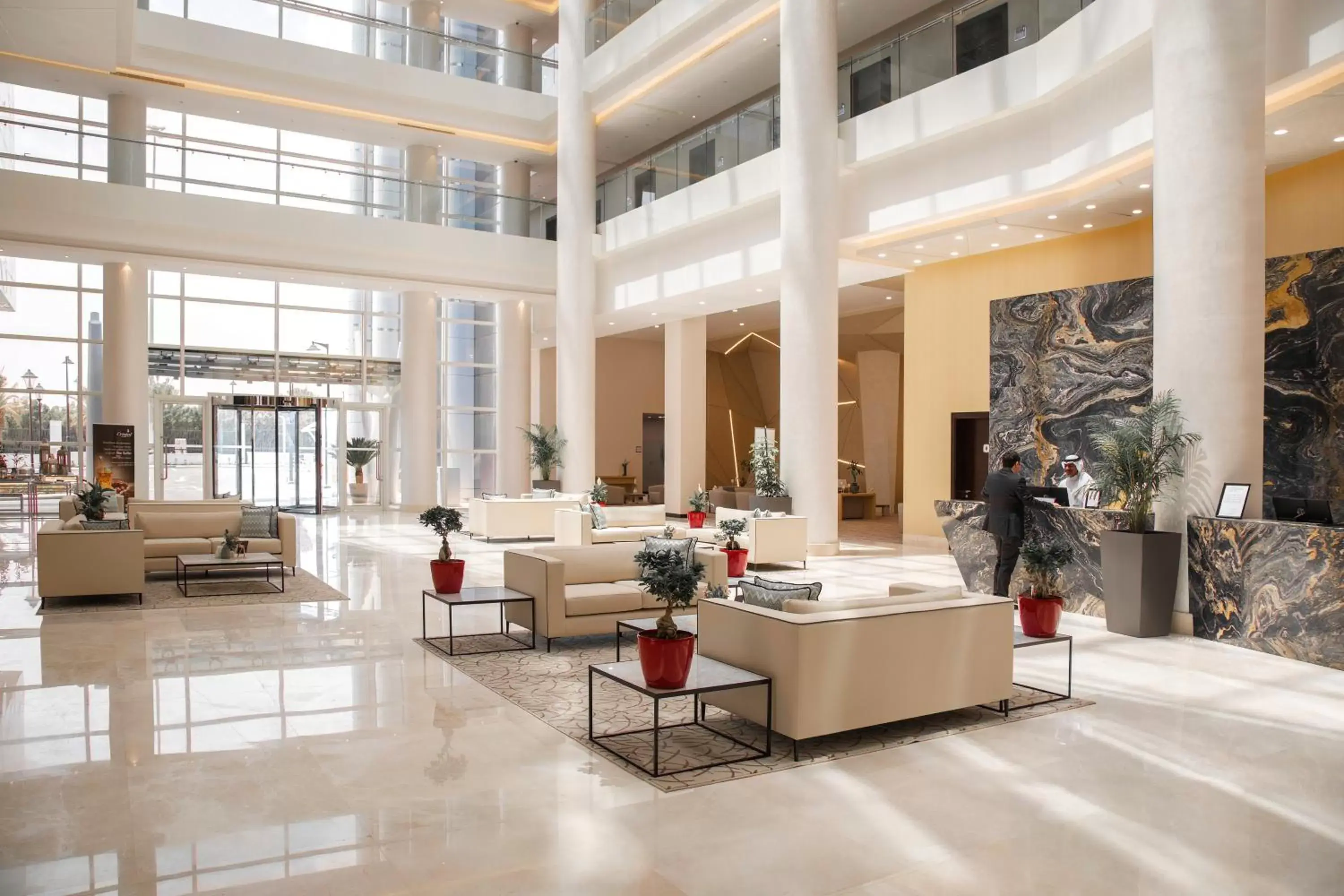 Lobby or reception in Cristal Amaken Hotel Riyadh Lobby or reception in Cristal Amaken Hotel Riyadh