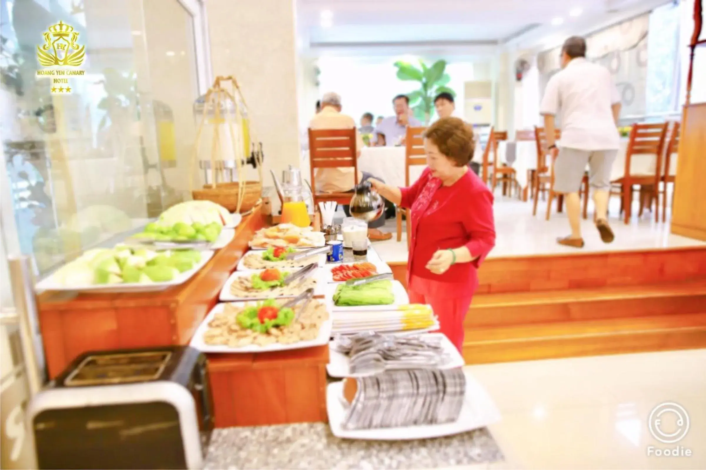 Breakfast in Hoang Yen Canary Hotel
