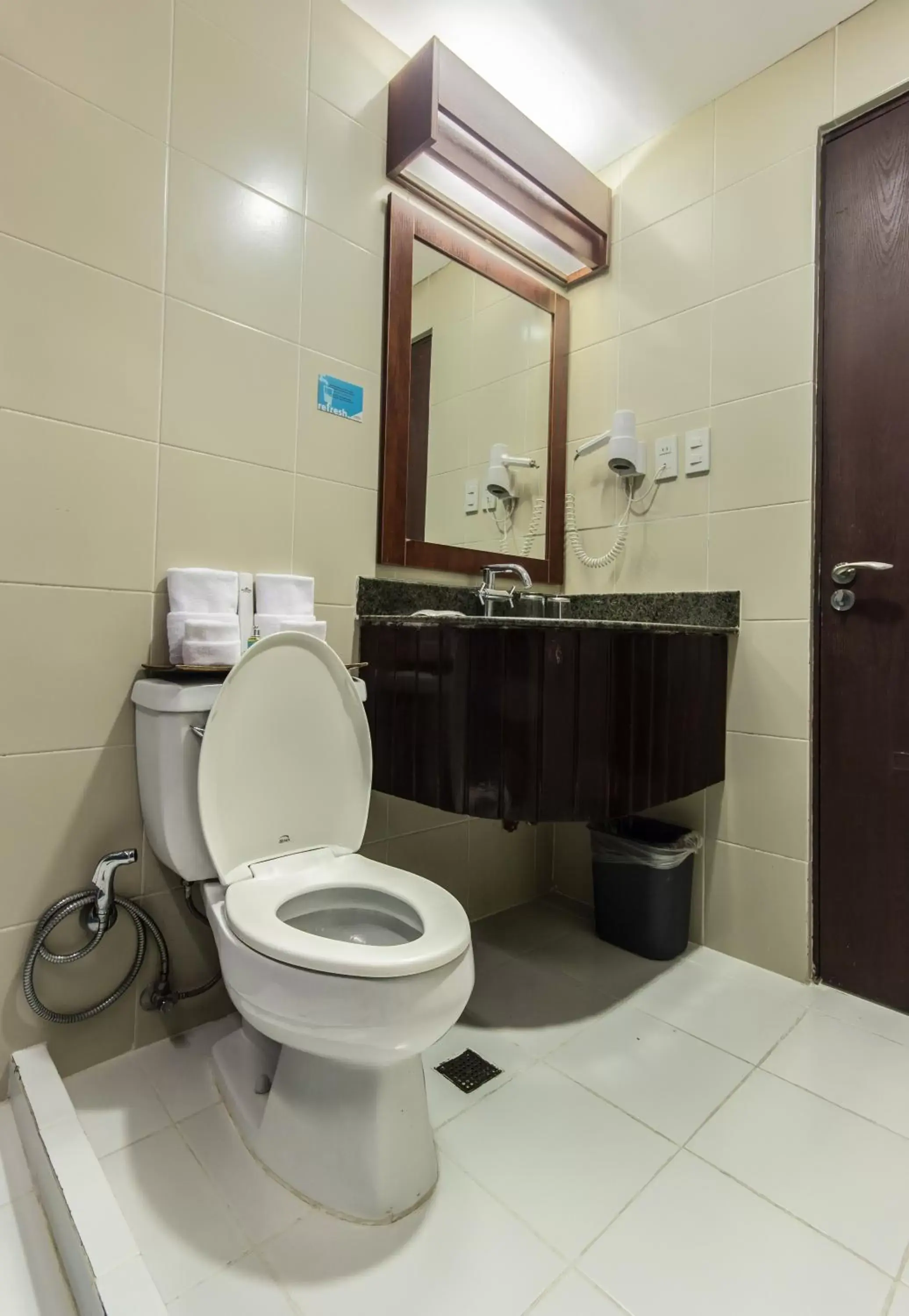 Bathroom in Microtel by Wyndham Mall of Asia