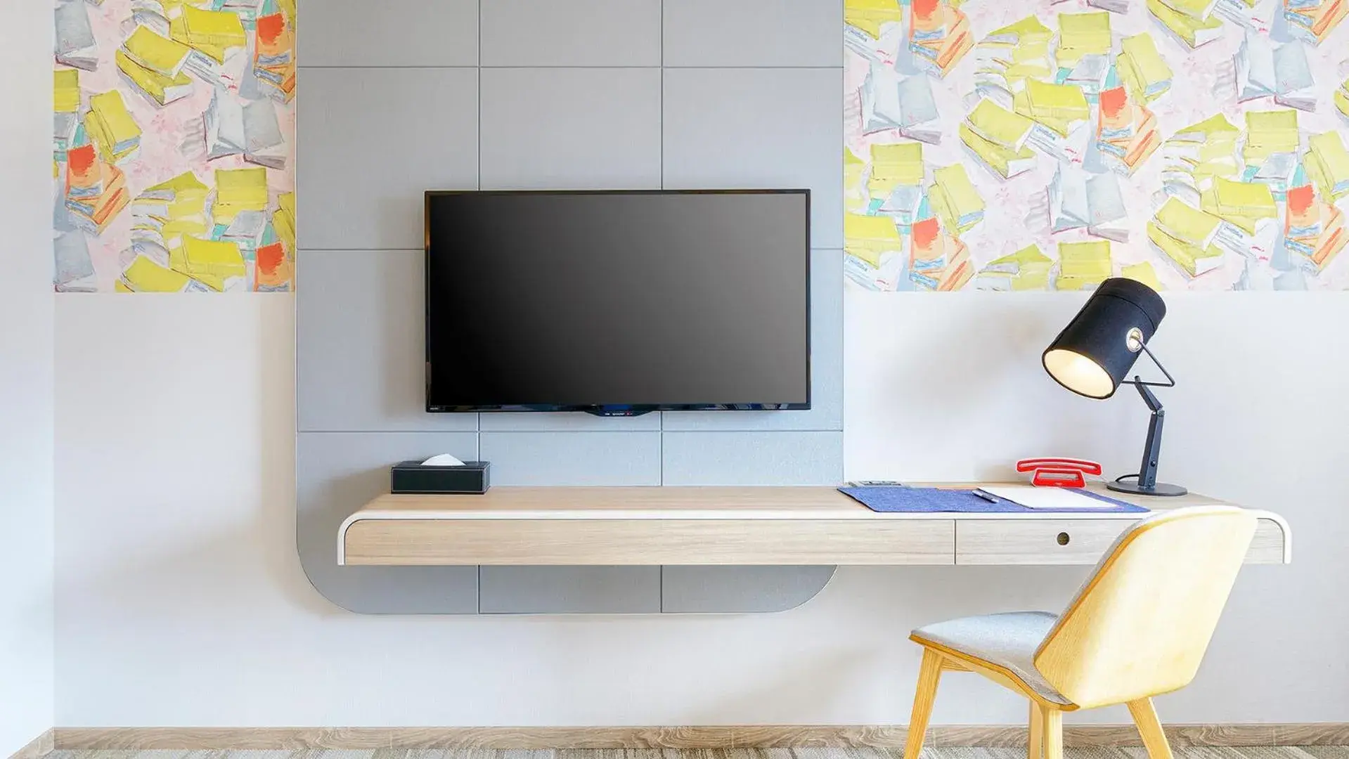 Decorative detail, TV/Entertainment Center in HOTEL CHAM CHAM - Taipei (Quarantine Hotel)