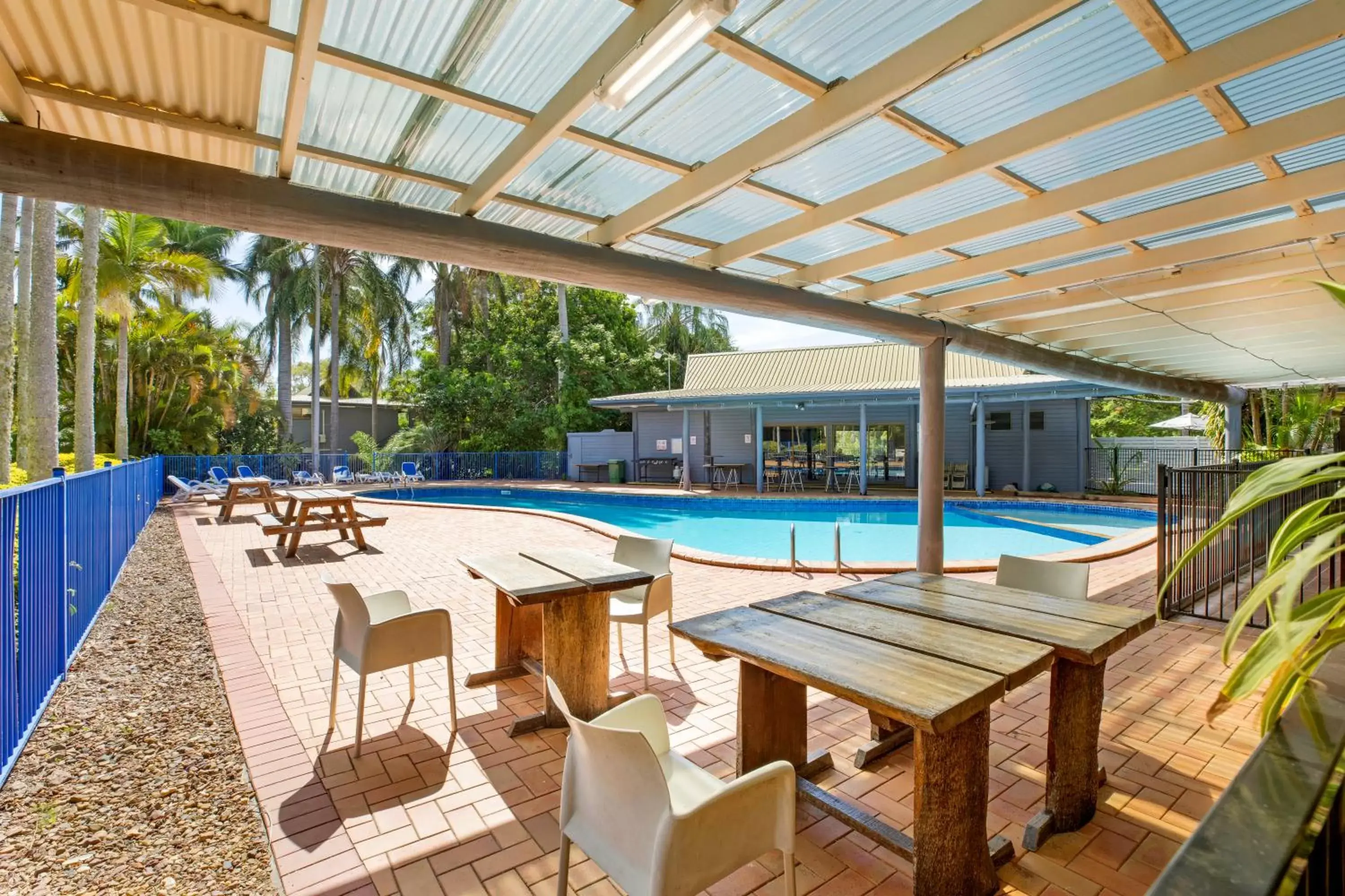 Patio, Swimming Pool in Kondari Hotel