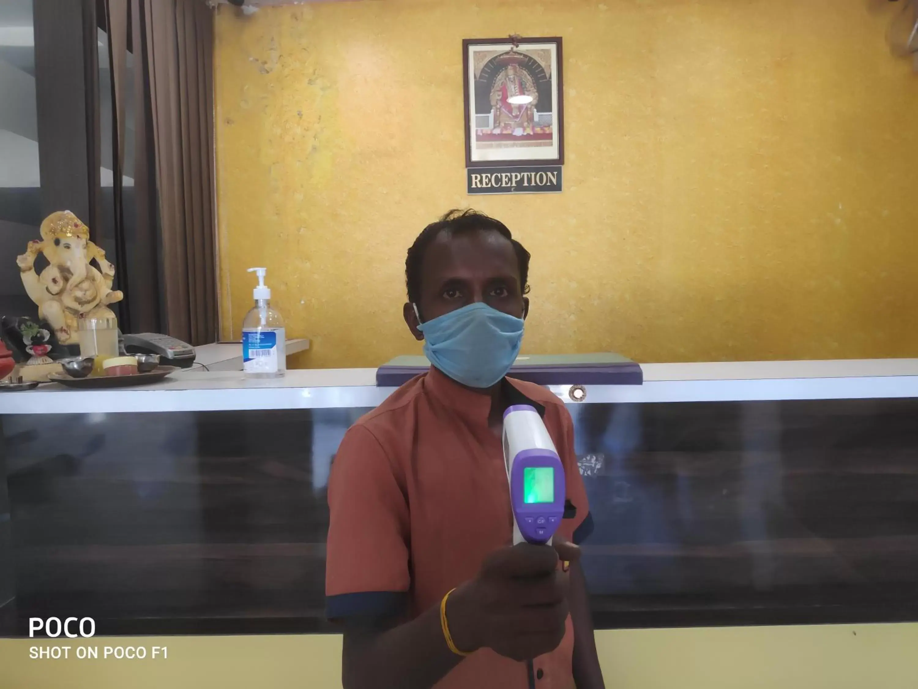 Lobby or reception in HOTEL BOOPATHI Madurai