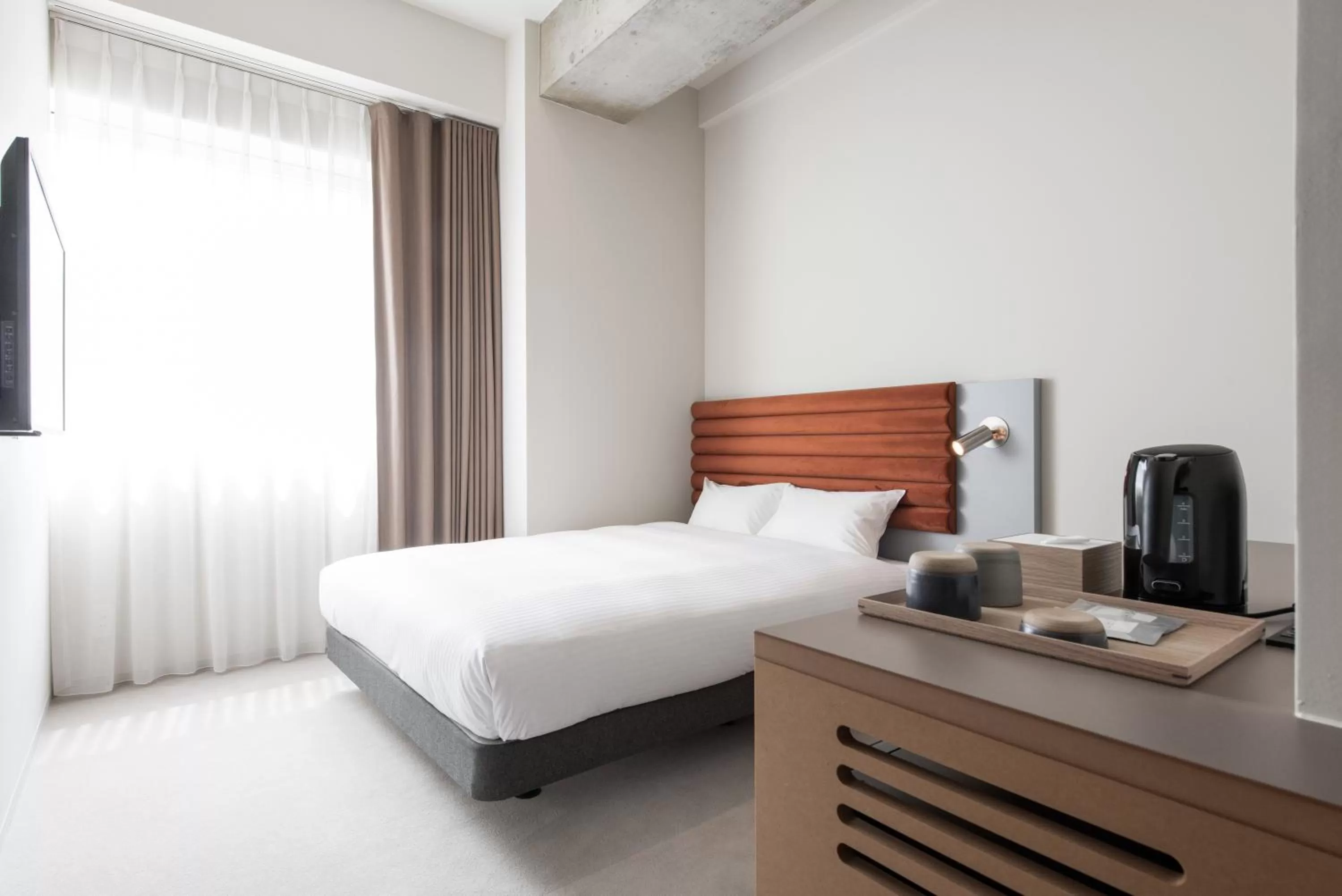 Photo of the whole room, Bed in KIRO Hiroshima by THE SHARE HOTELS