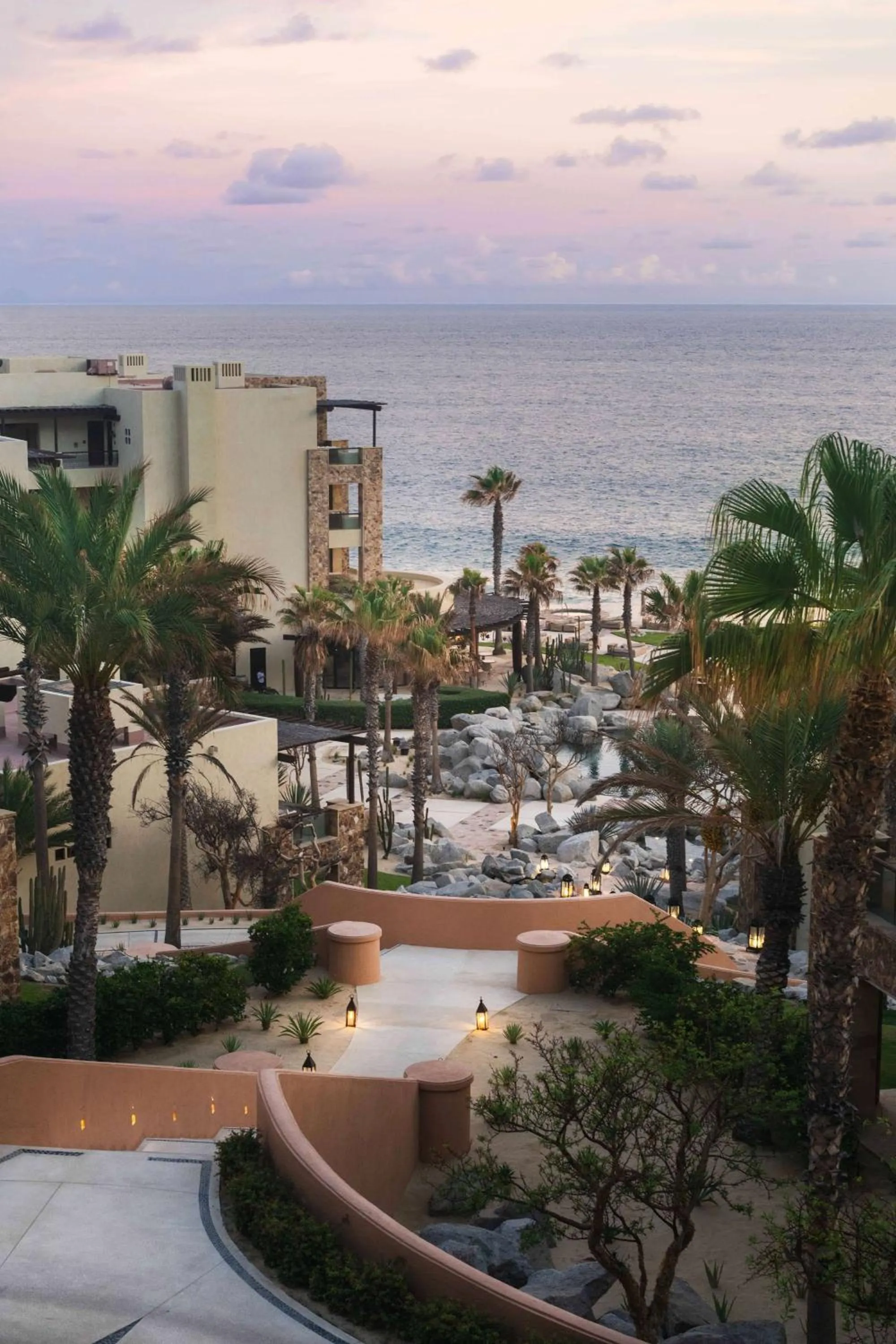 Inner courtyard view in Waldorf Astoria Los Cabos Pedregal