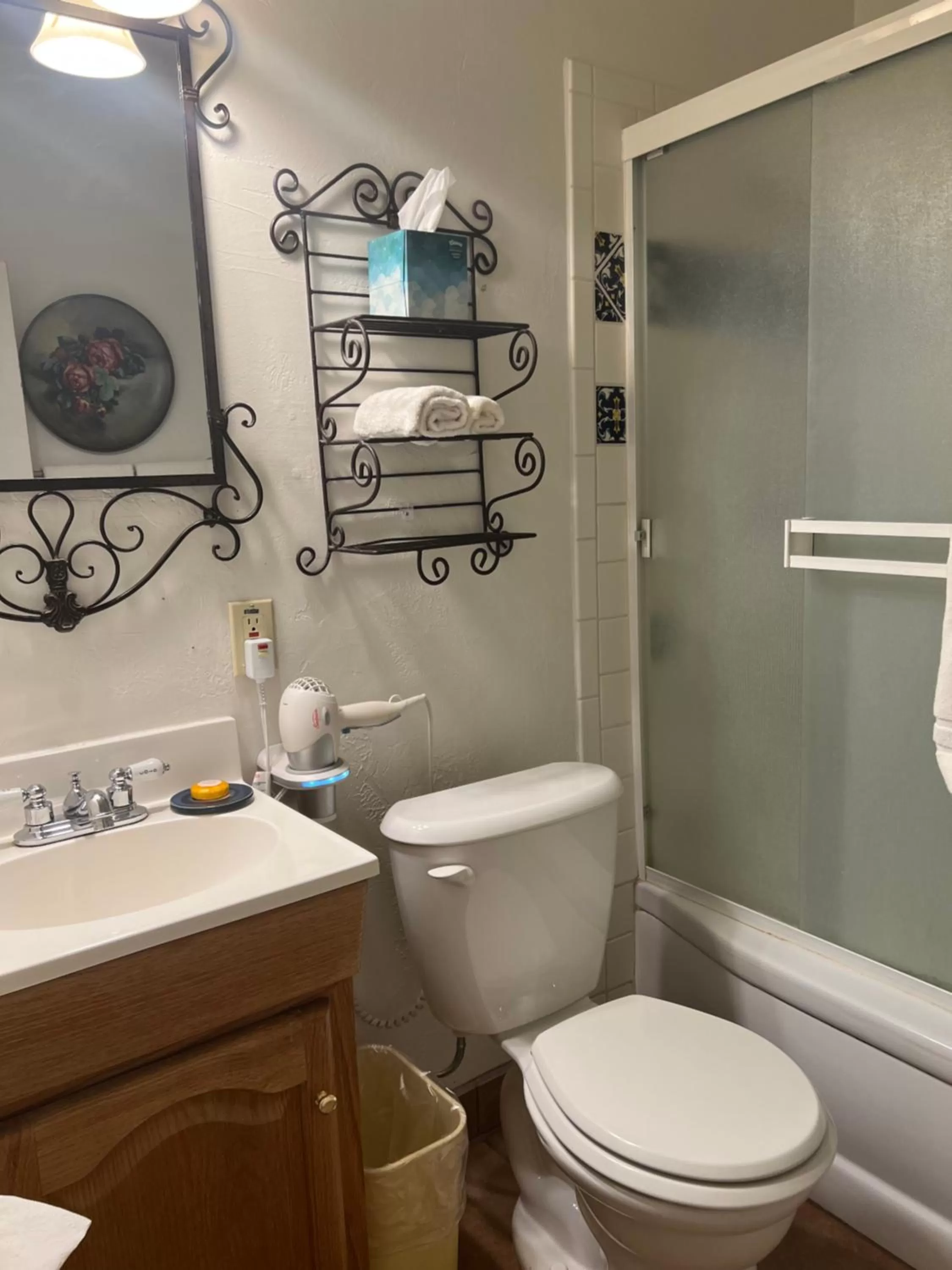 Bathroom in Canyon Rose Hotel