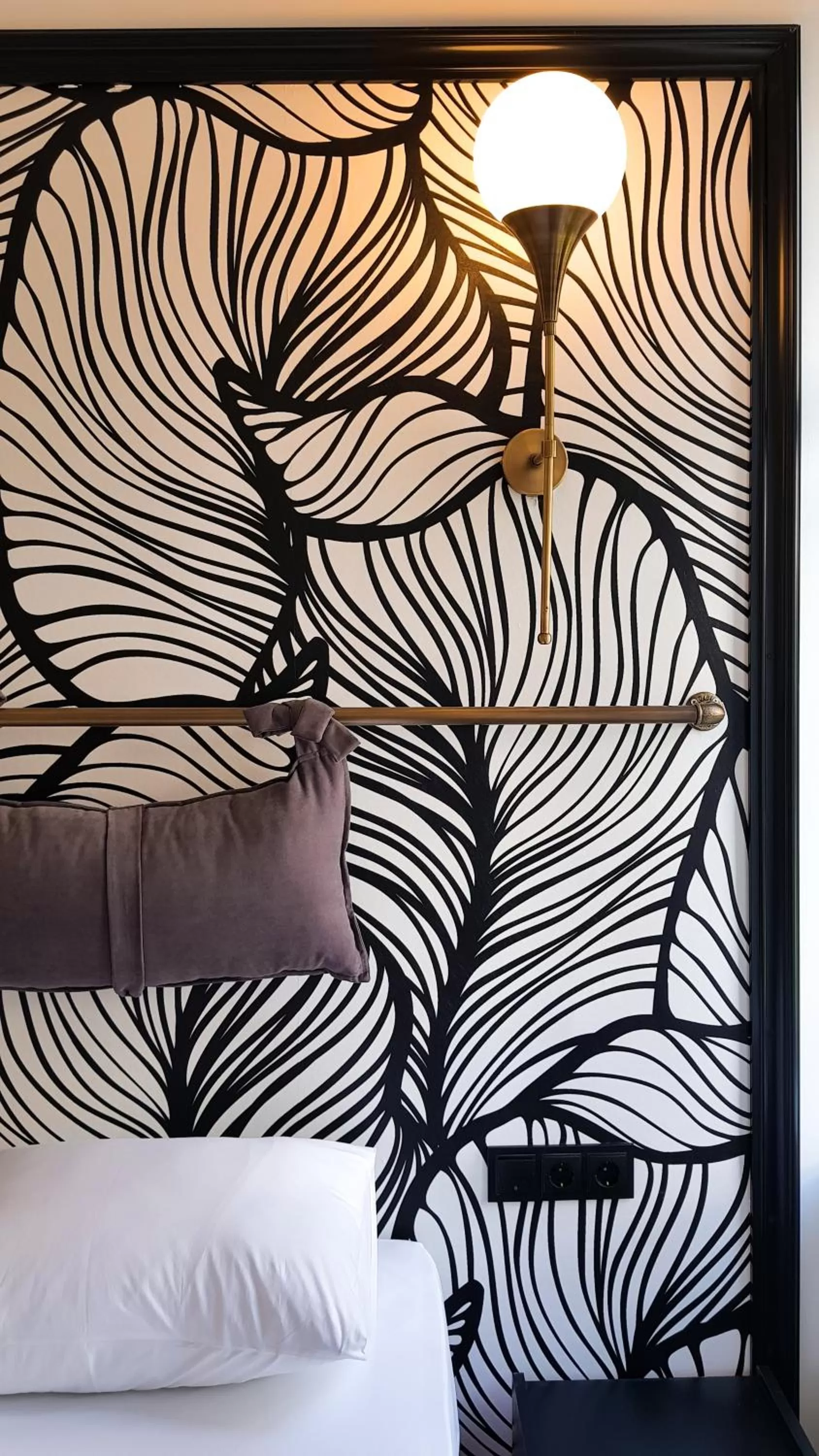 Decorative detail, Bed in Casa Rosa Suites