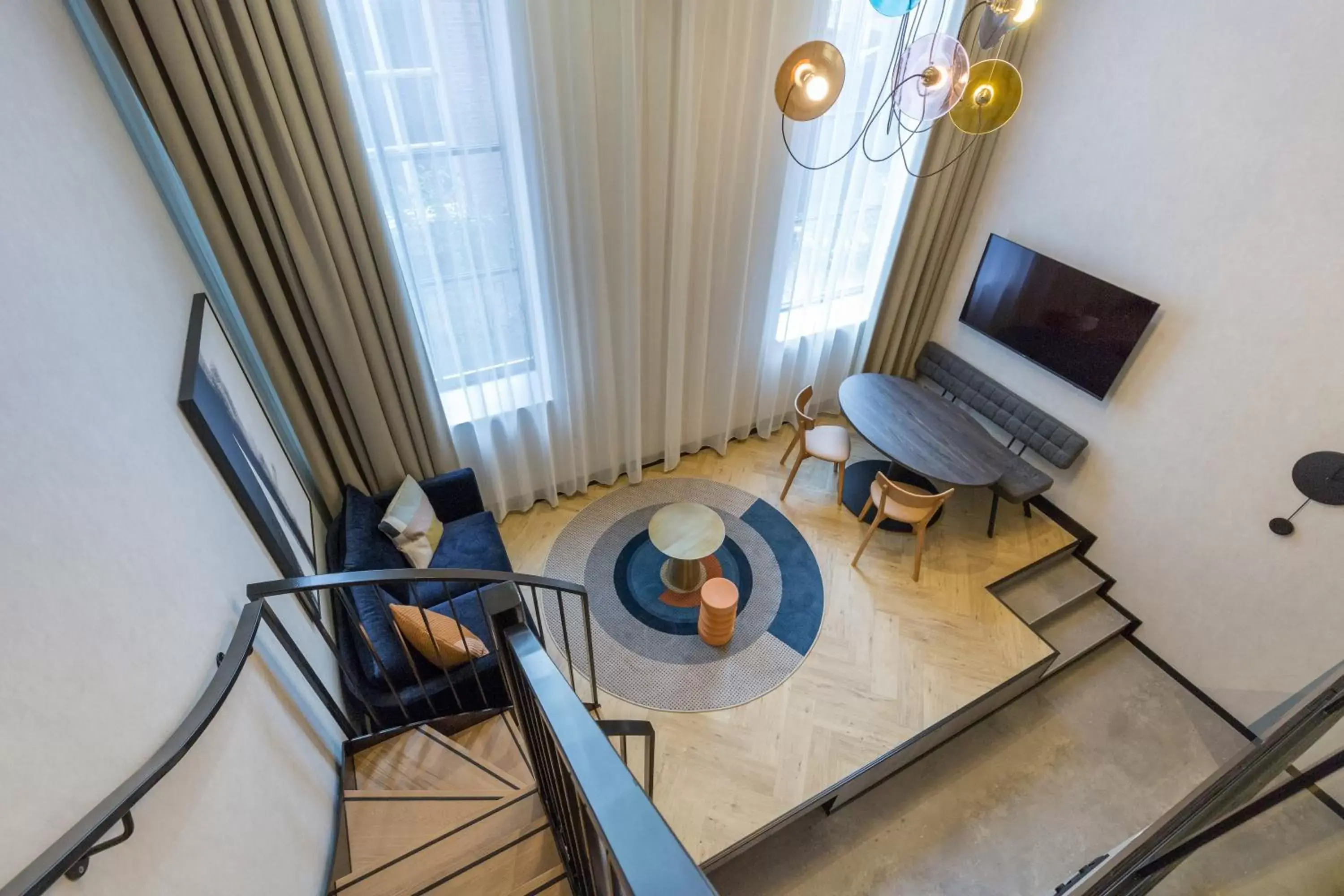 Living room, Seating Area in Ocean House Scheveningen