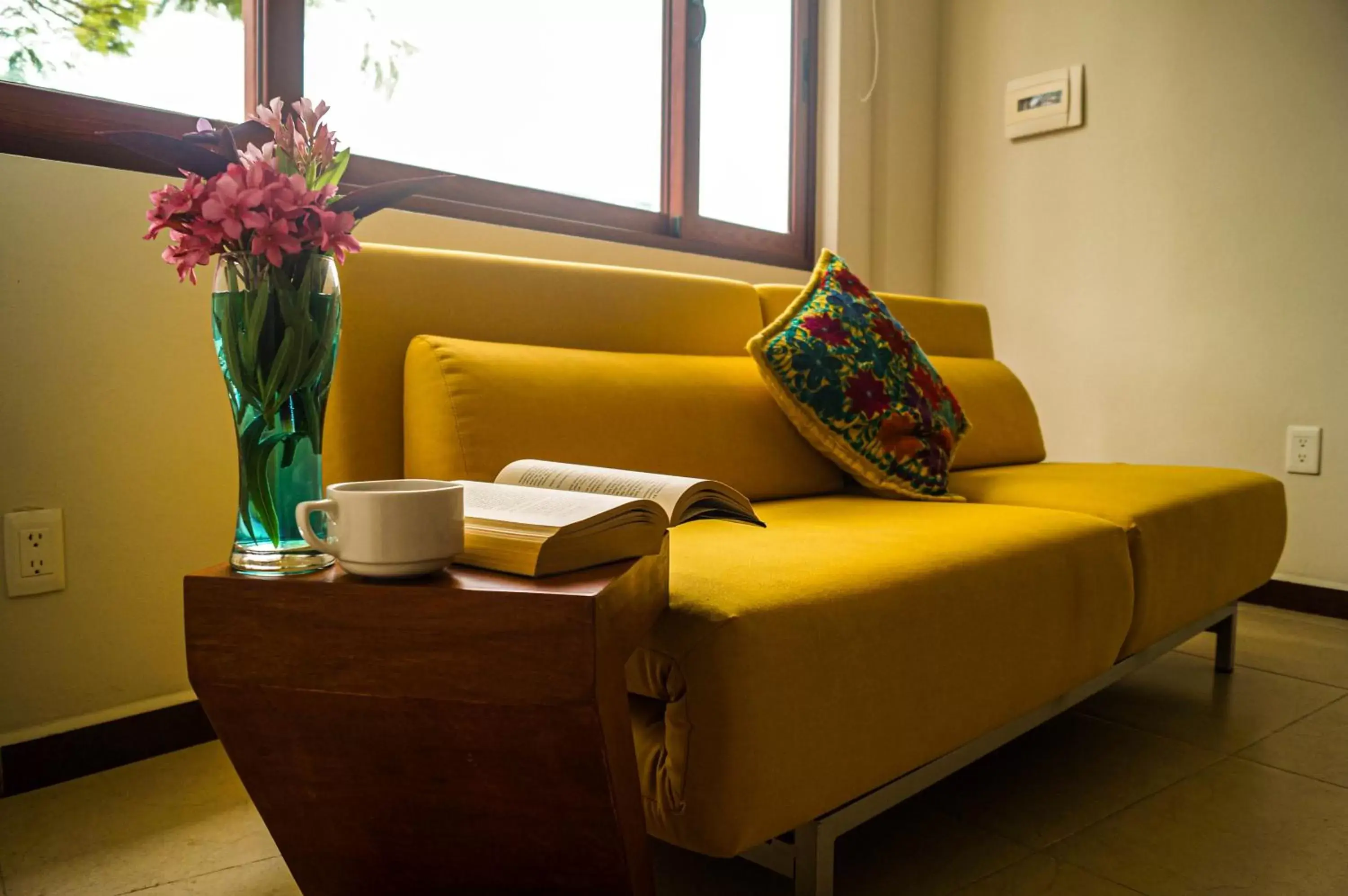 Seating Area in Casa Azul Maya