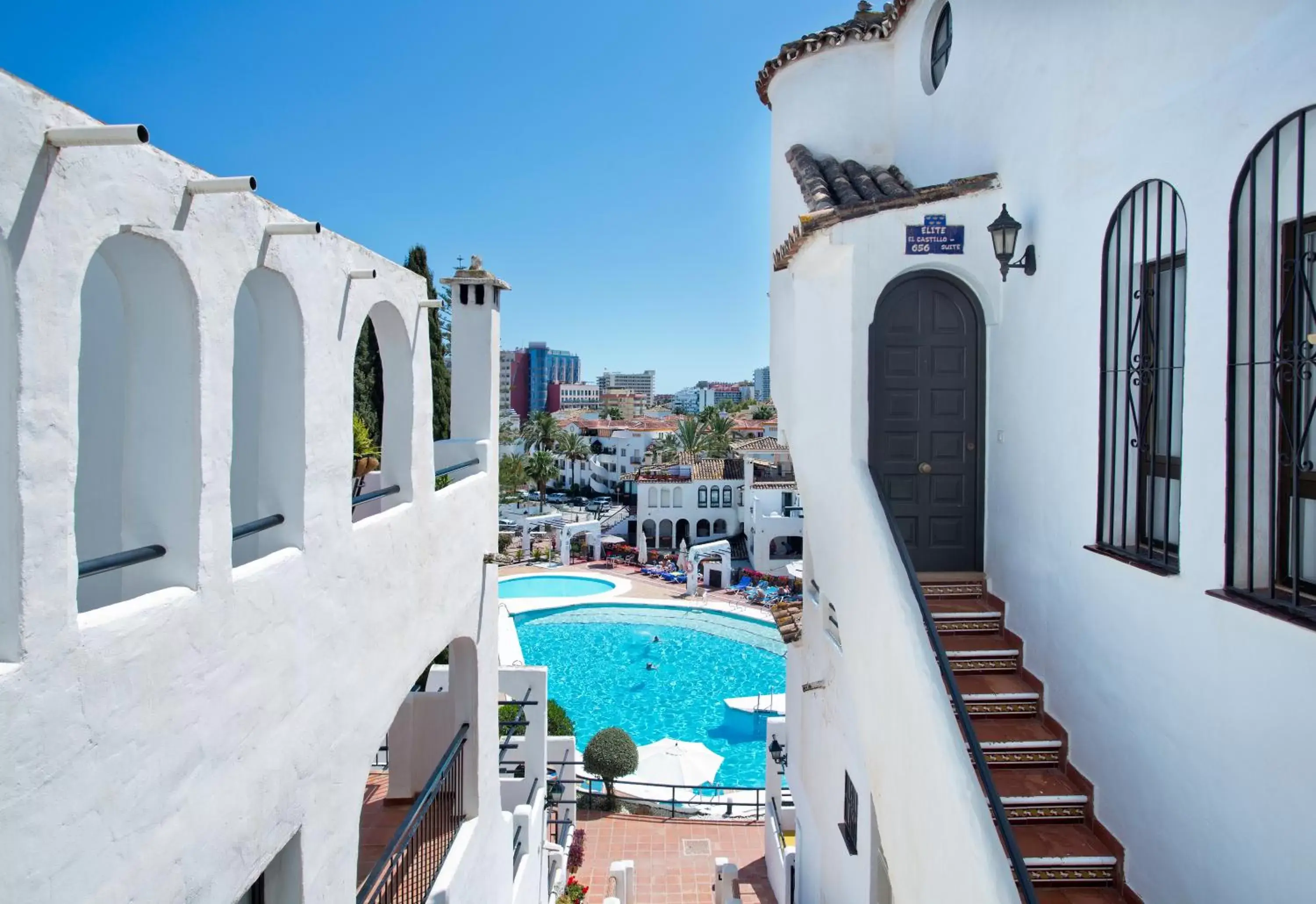 Pool View in Pueblo Evita