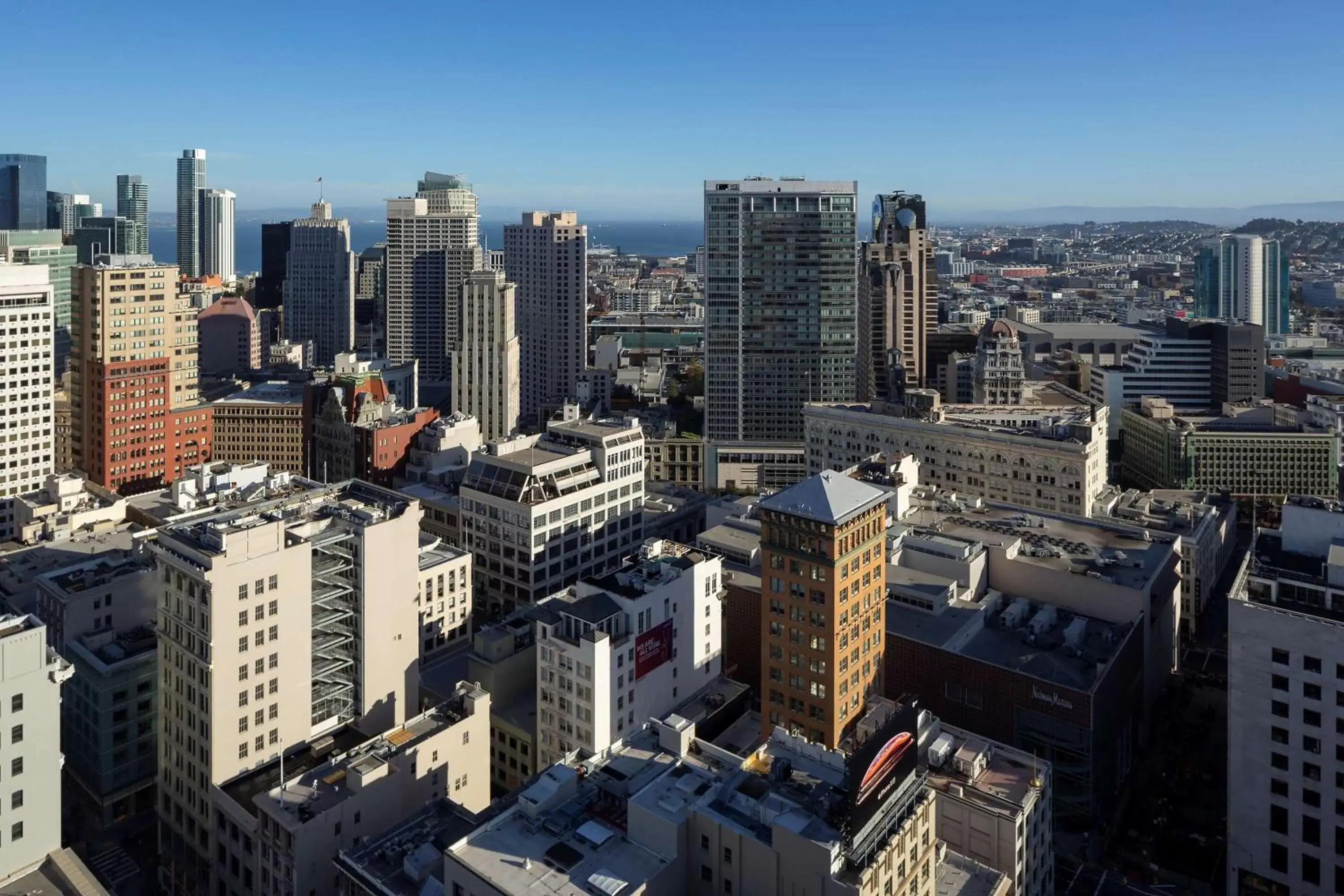 Bedroom, Bird's-eye View in Grand Hyatt San Francisco Union Square