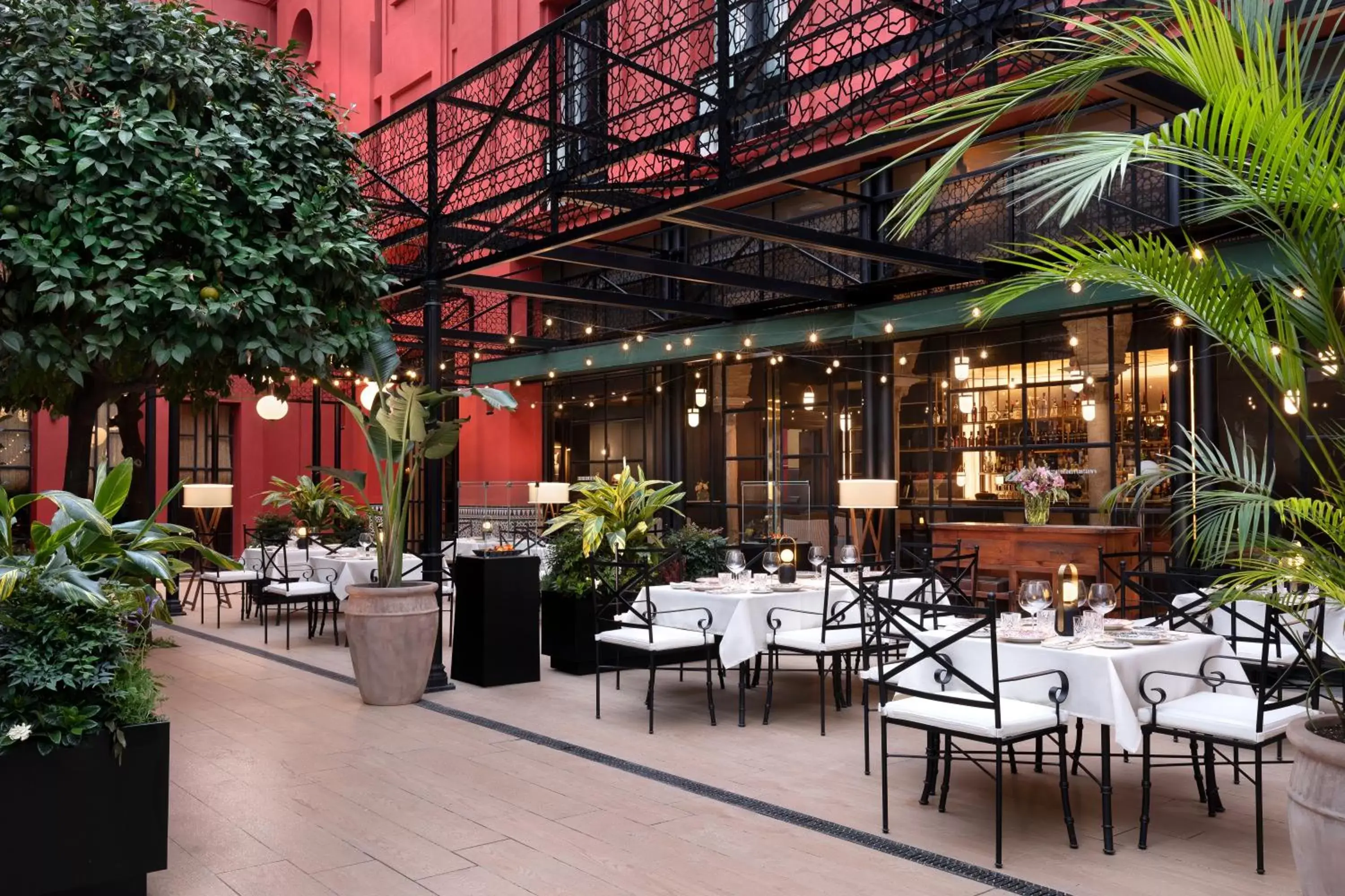 Patio, Restaurant/Places to Eat in Los Seises Sevilla, a Tribute Portfolio Hotel