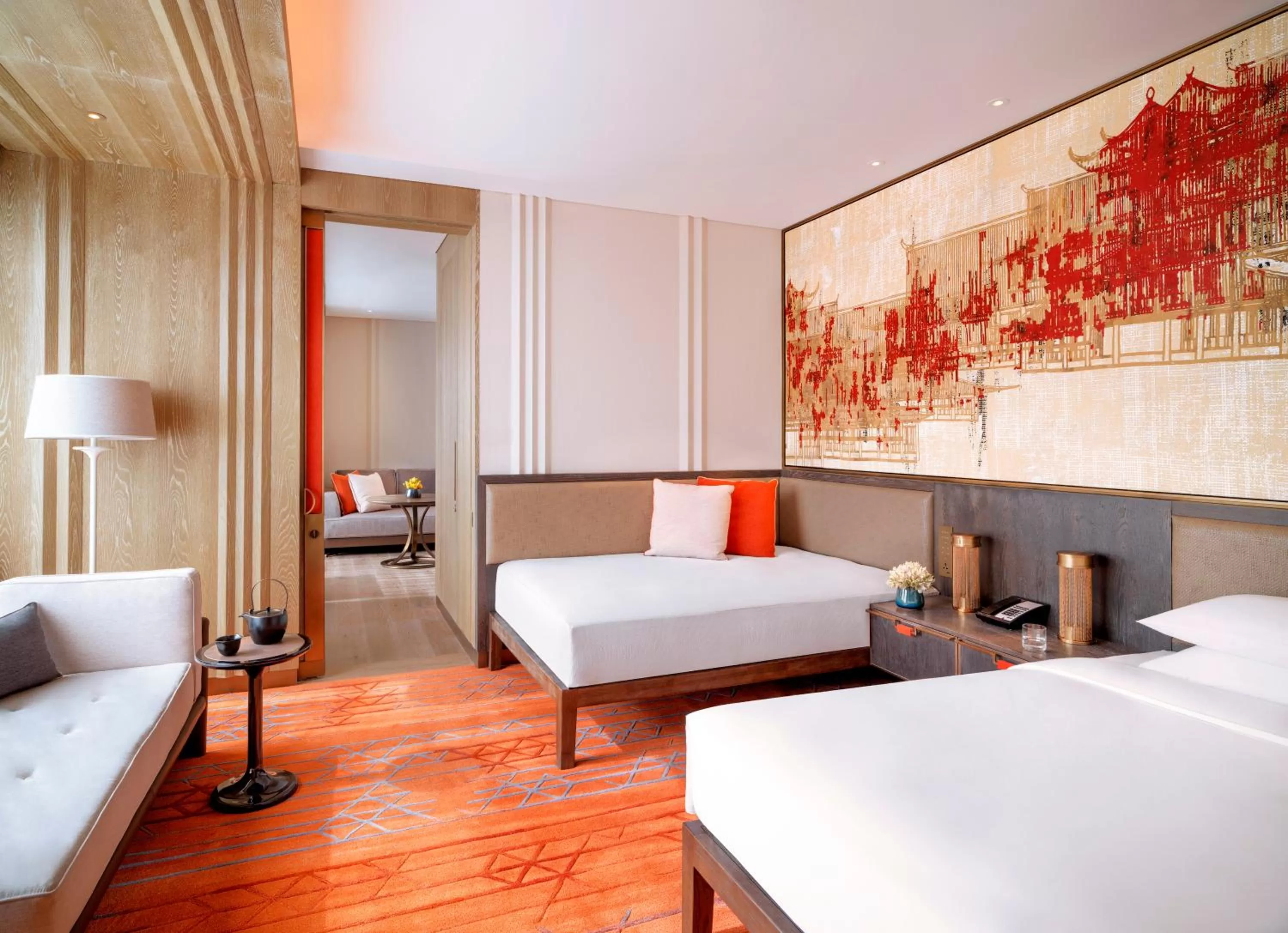 Bedroom, Bed in Grand Hyatt Xi'an