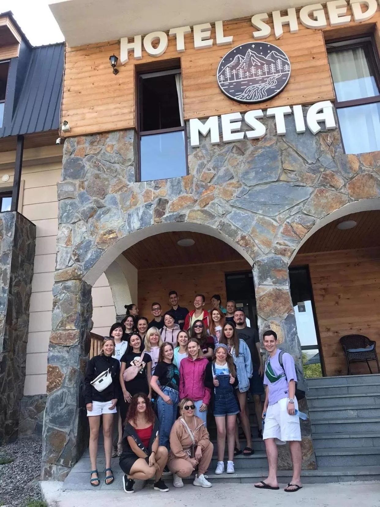 People in Hotel Shgedi Mestia