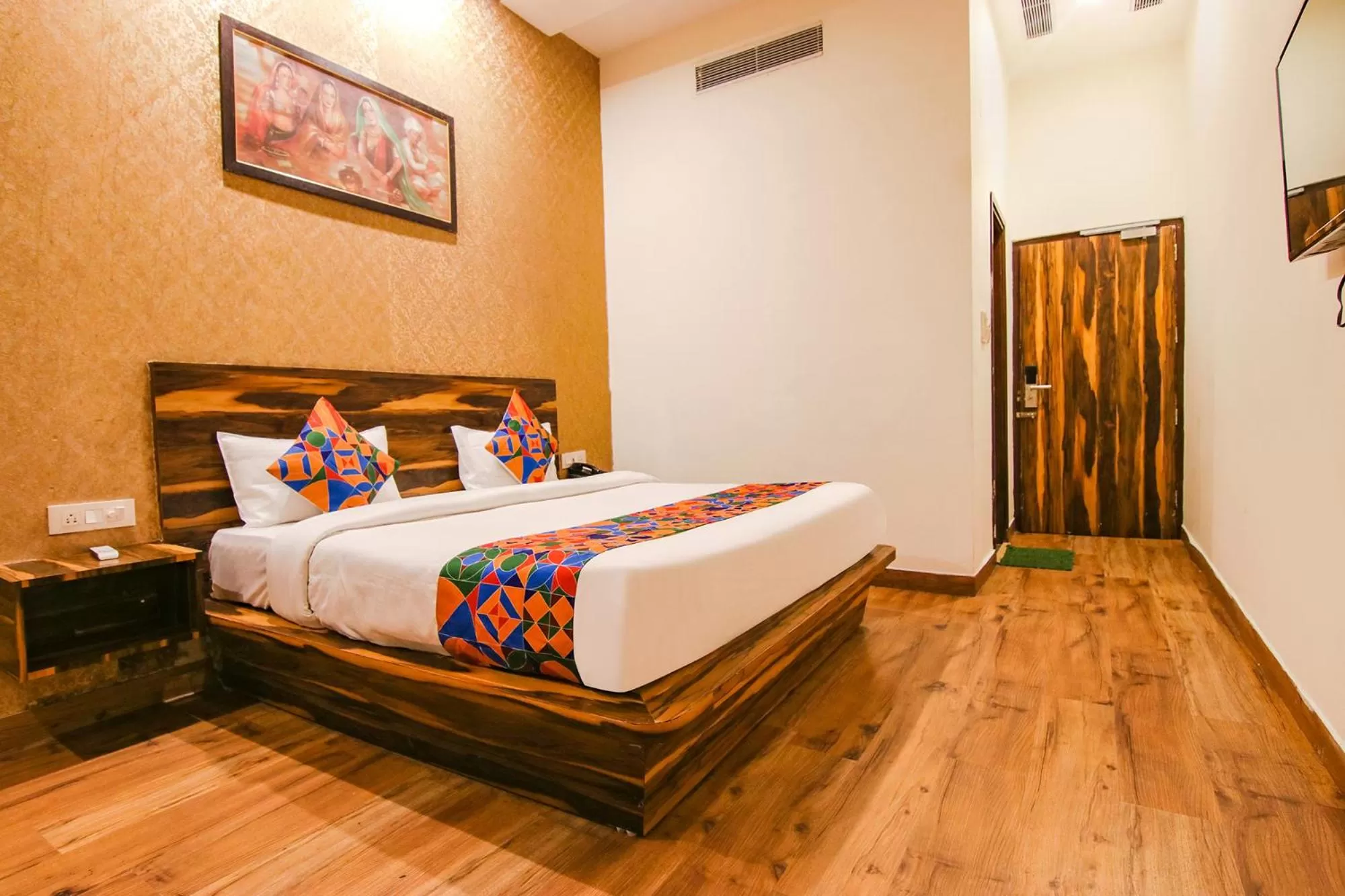 Bedroom, Bed in FabHotel Sallow Grand