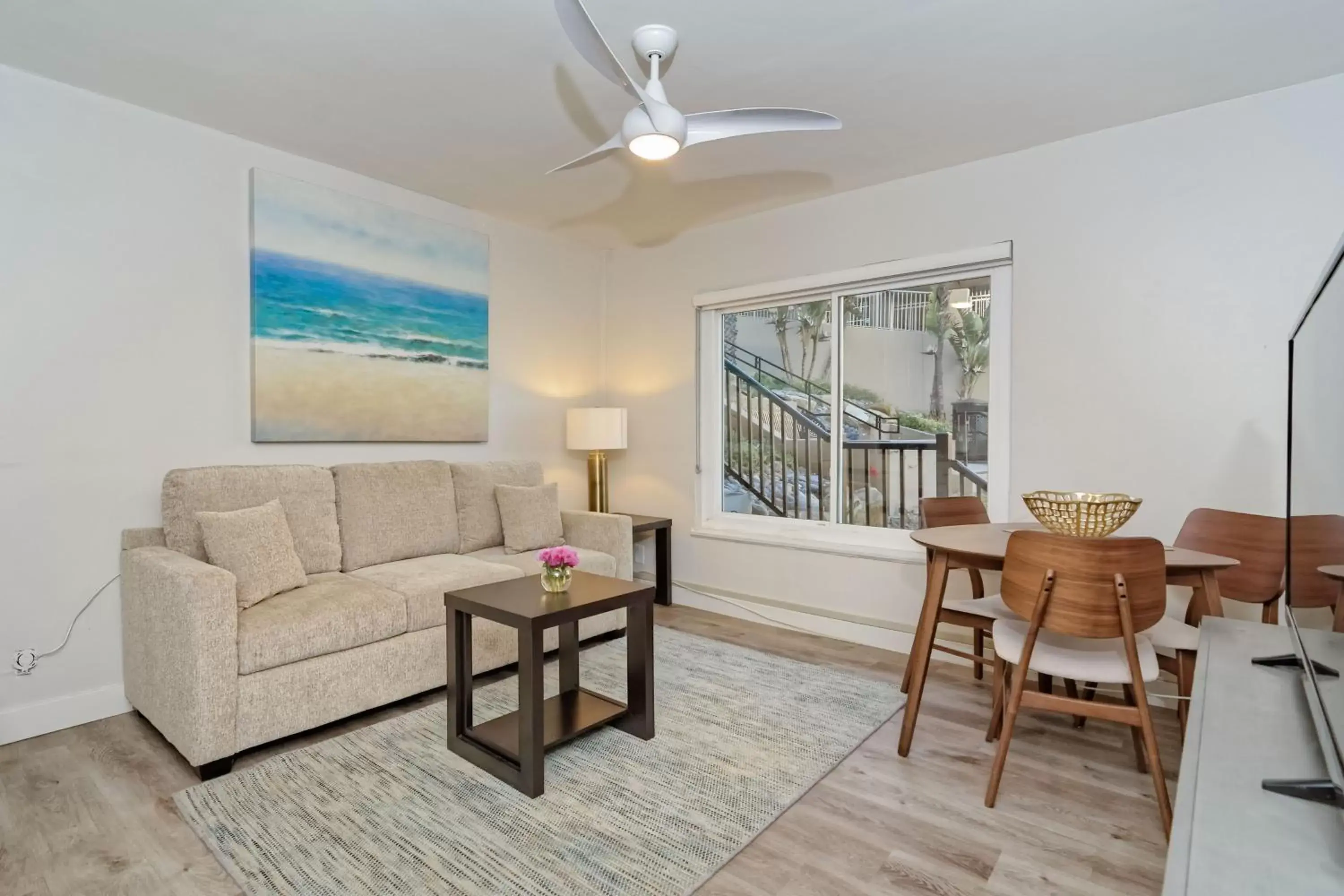 Seating Area in Ocean Villas Beach Front