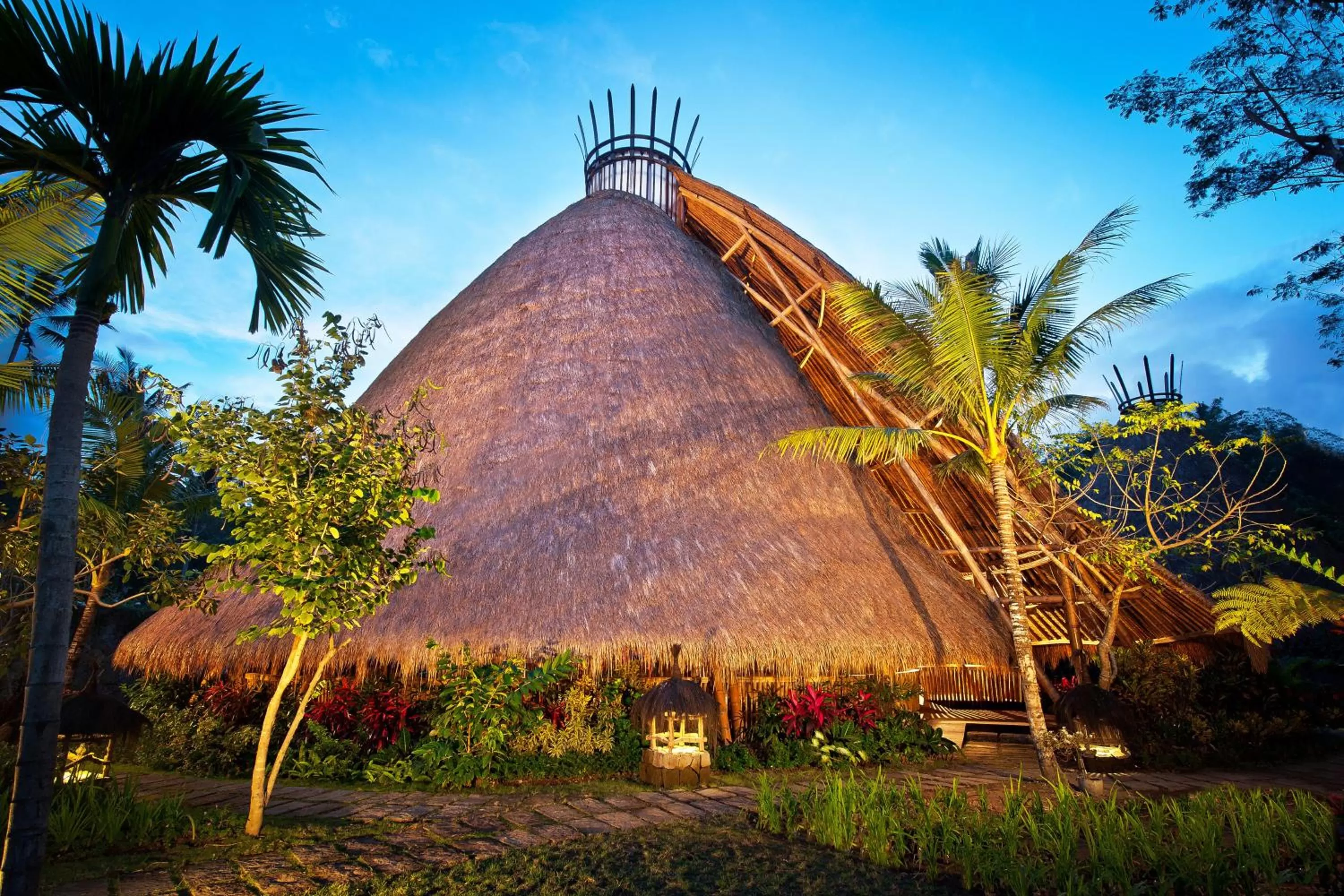 Facade/entrance in Fivelements Retreat Bali, Ubud