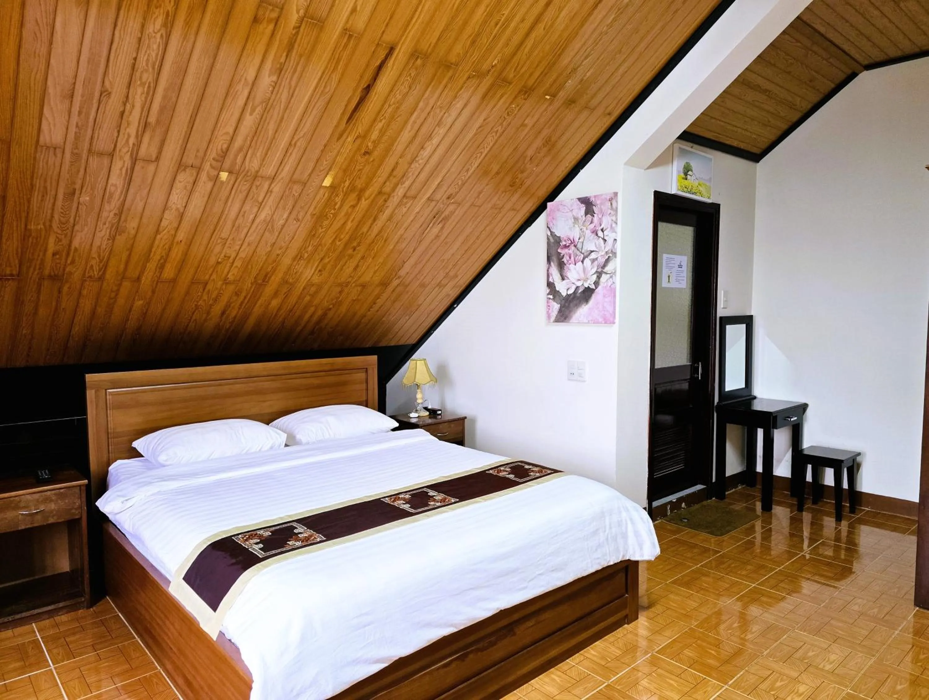 Bed in Villa Pink House