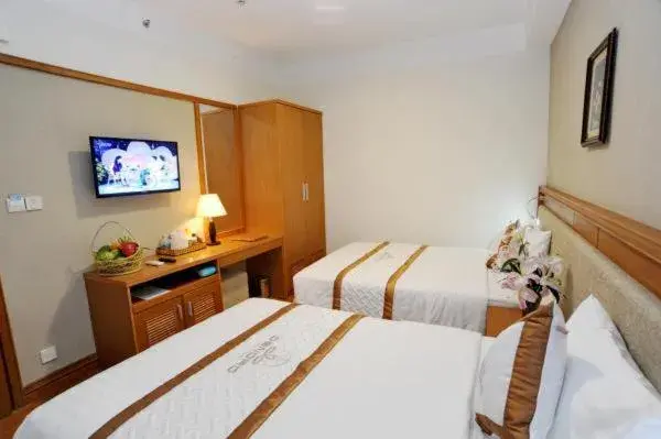 Bed in Dendro Hotel Nha Trang