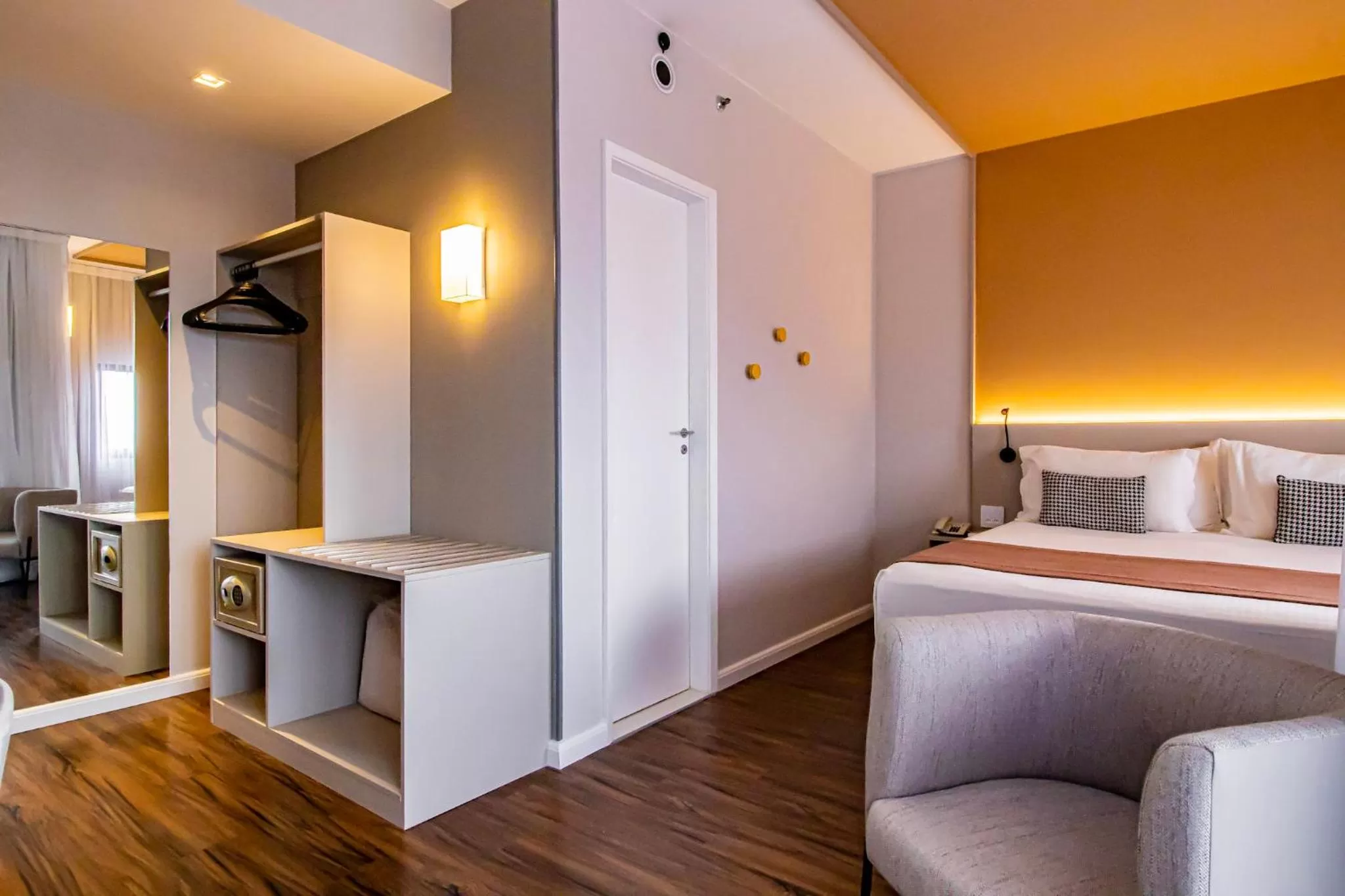 Bedroom, Bed in Blue Tree Towers Anália Franco - Tatuapé