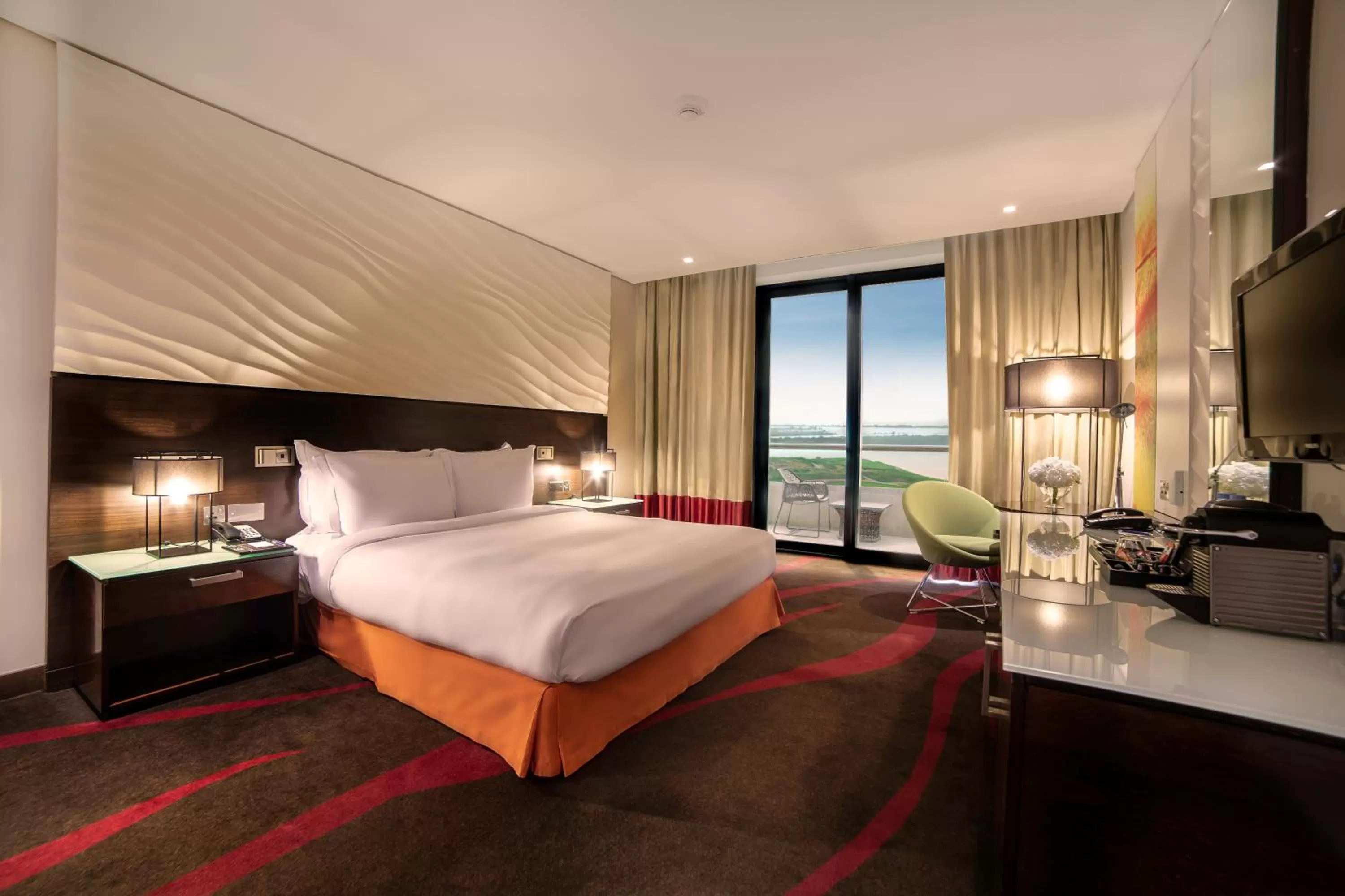 Bed in Radisson Blu Hotel, Abu Dhabi Yas Island