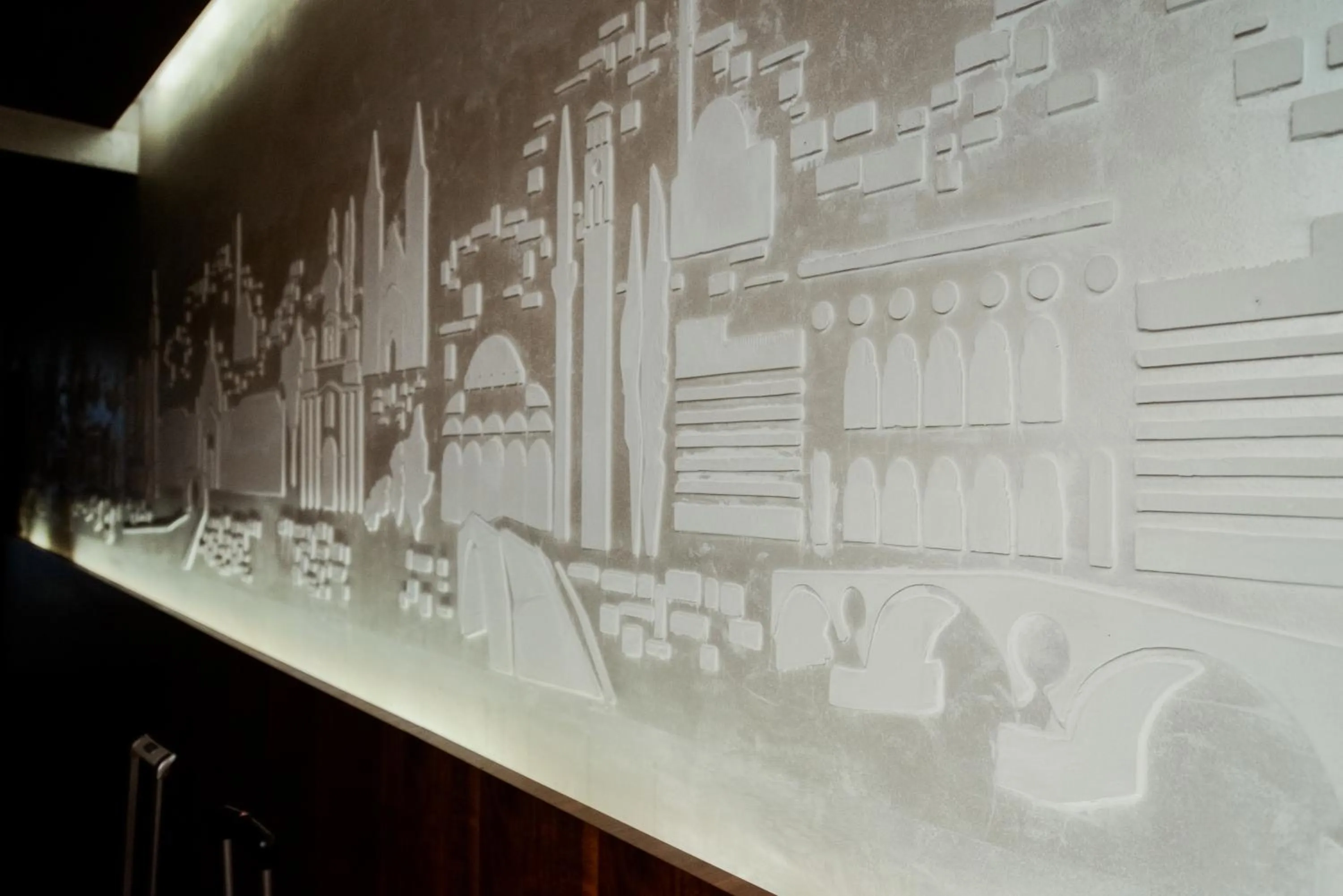 Decorative detail in Hotel President Sarajevo