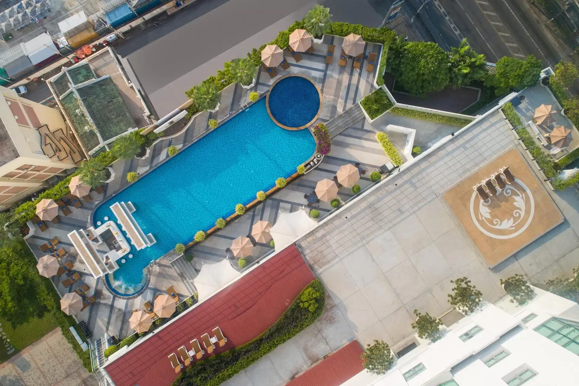 Pool View in The Berkeley Hotel Pratunam - SHA Extra Plus