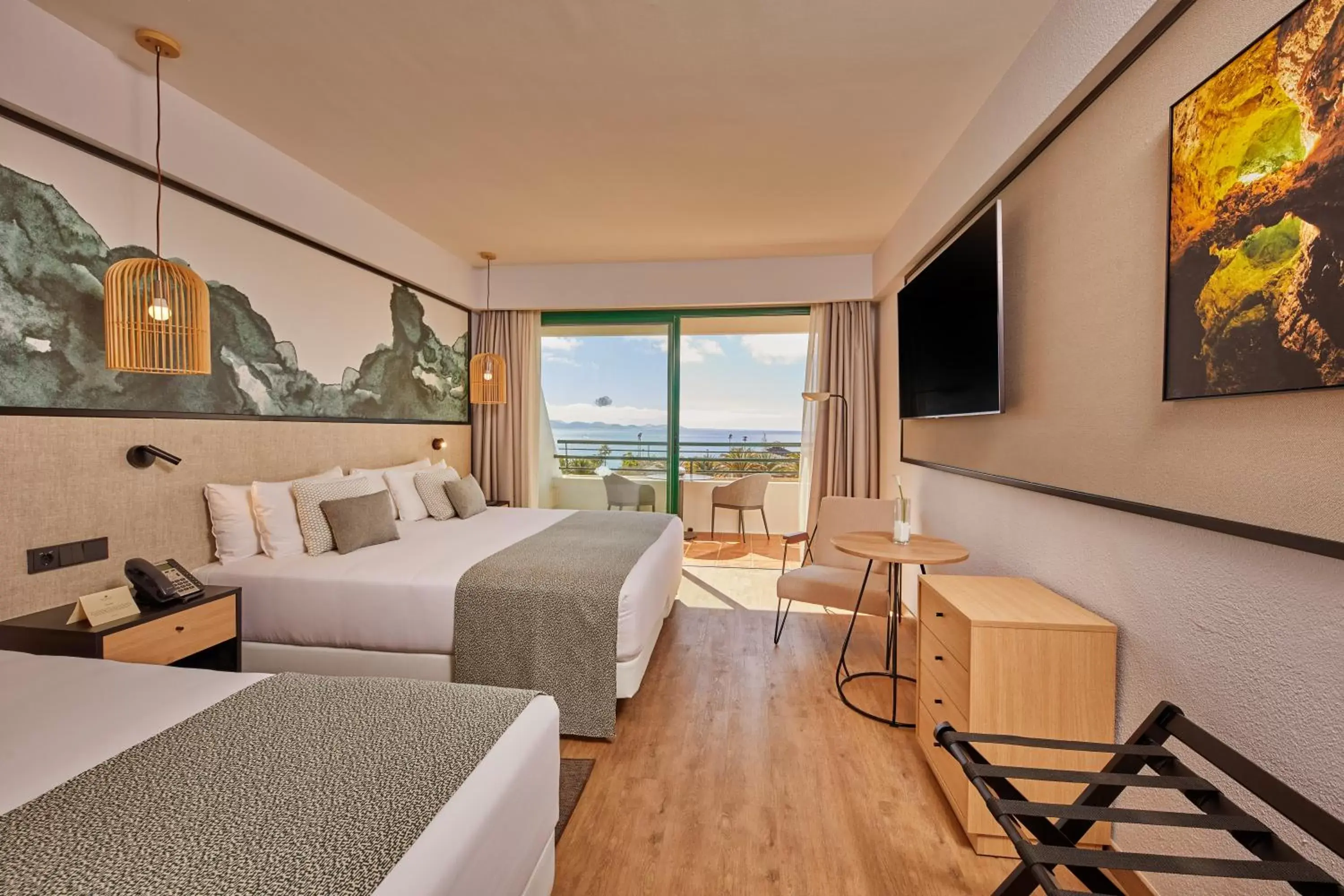 Double Room with Side Ocean View in Dreams Lanzarote Playa Dorada Resort & Spa