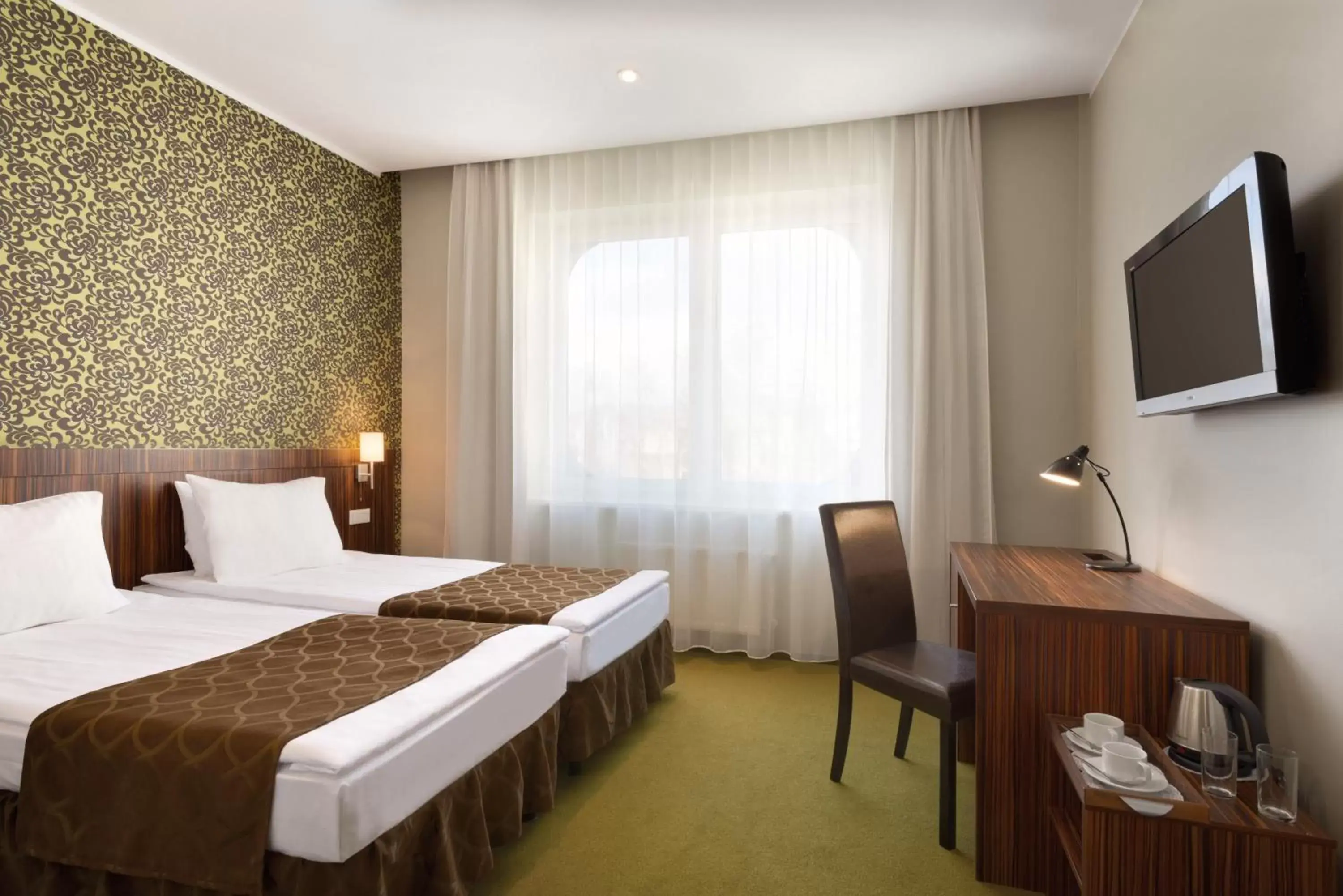 Bedroom, Bed in Rija VEF Hotel with FREE Parking