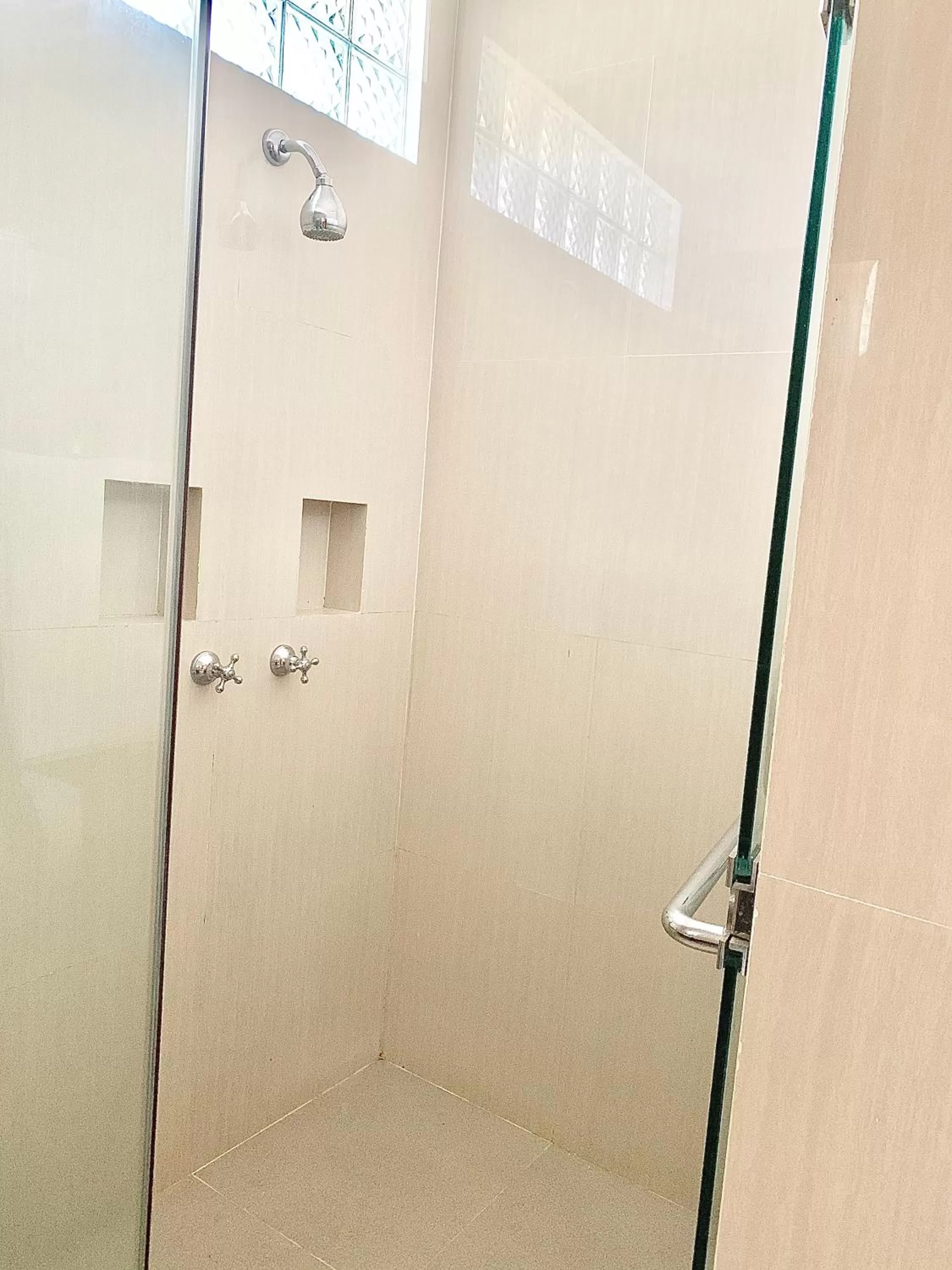 Shower in Fat Yogi Cottages