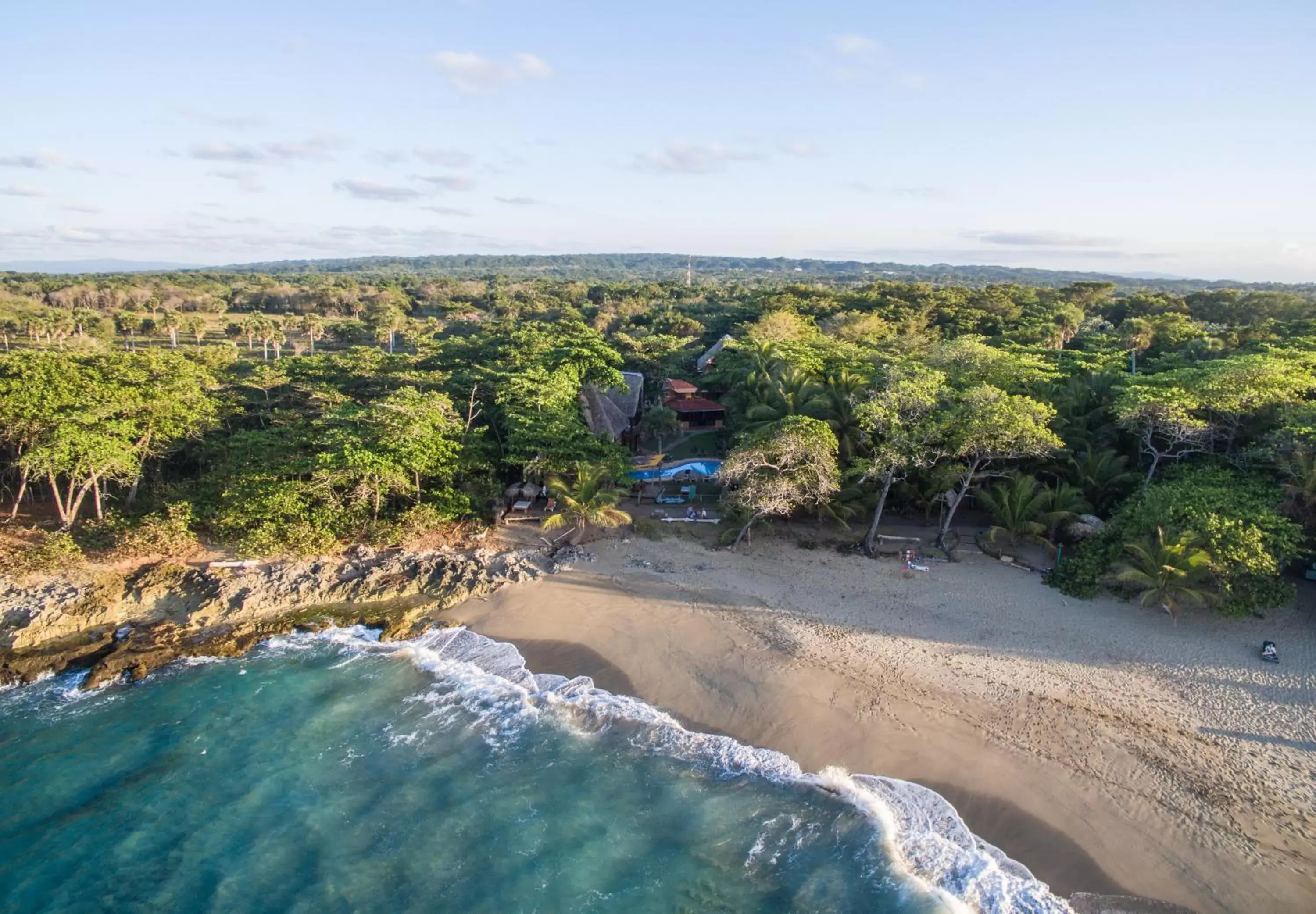 Bird's-eye View in Cabarete Maravilla Eco Lodge Boutique Beach Surf & Kite