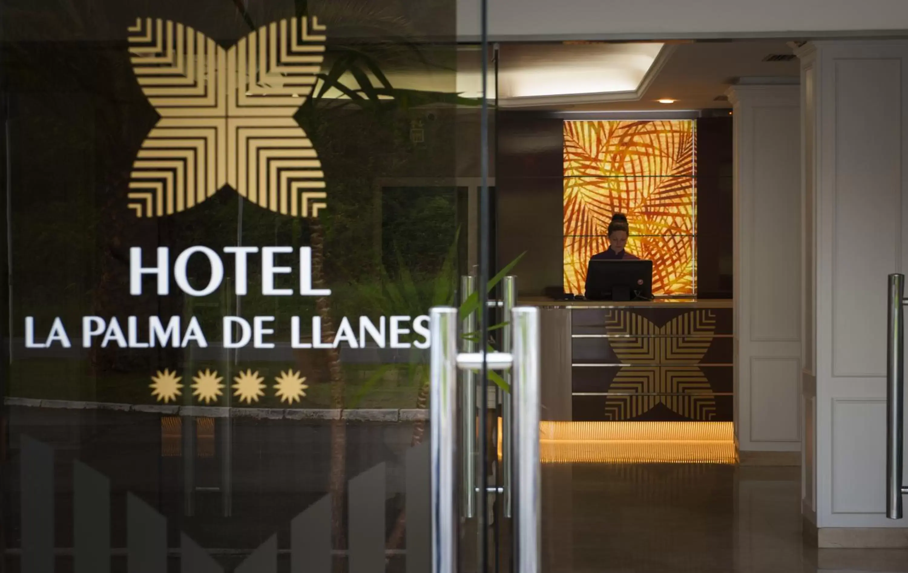 Lobby or reception, Property Logo/Sign in Hotel La Palma de Llanes