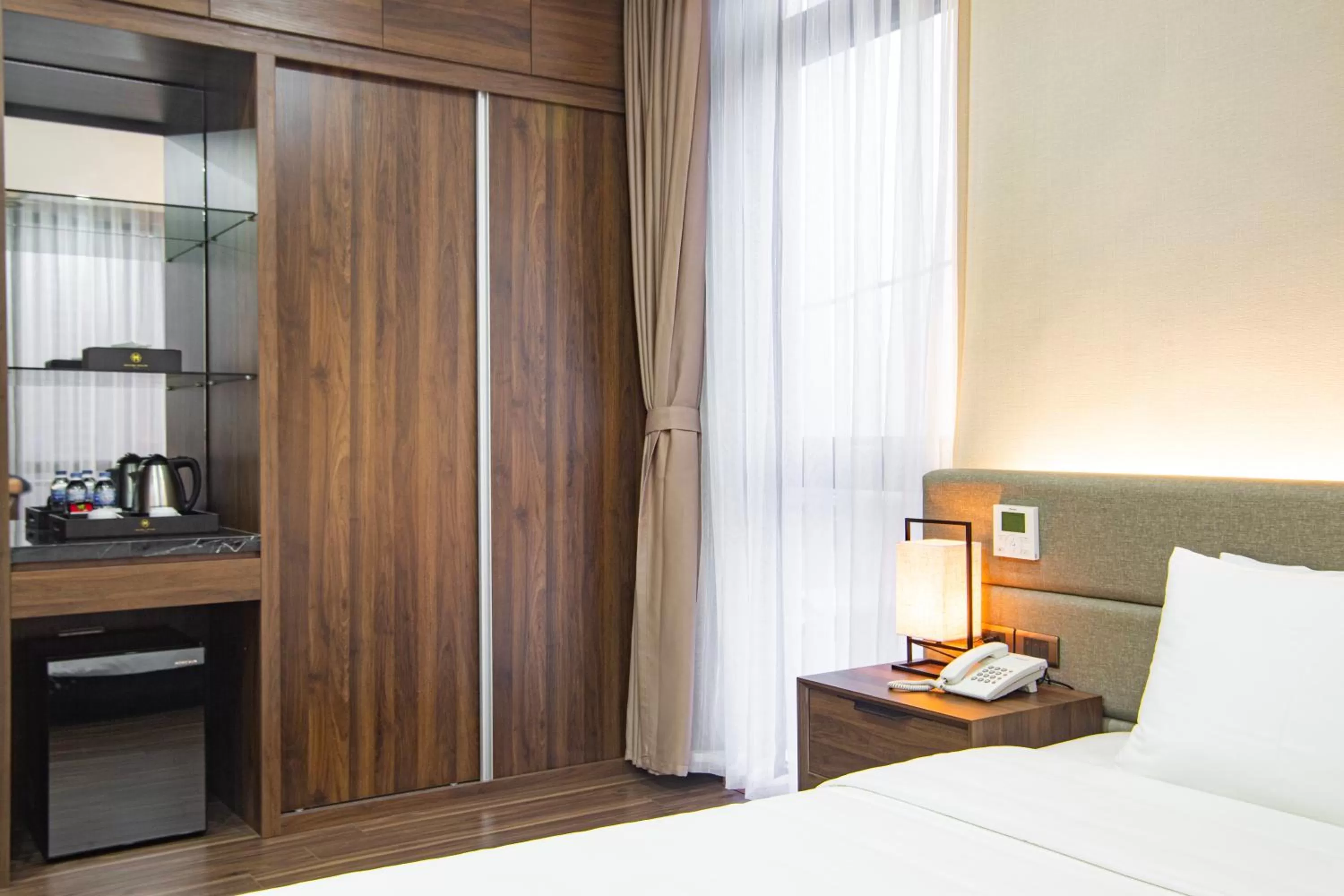 Bed in Western Skyline Hotel