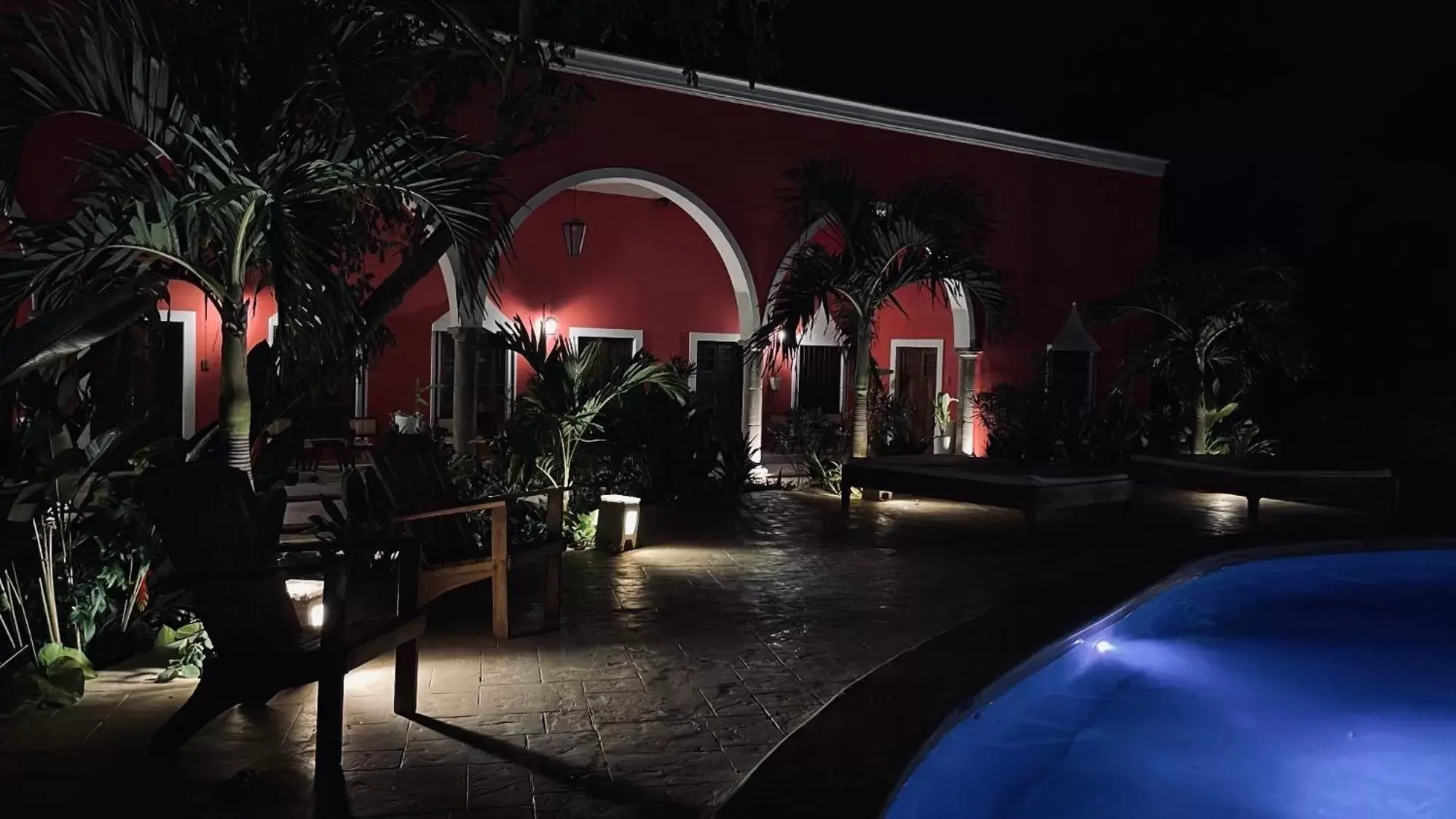 Swimming Pool in Hacienda María Elena Yucatán