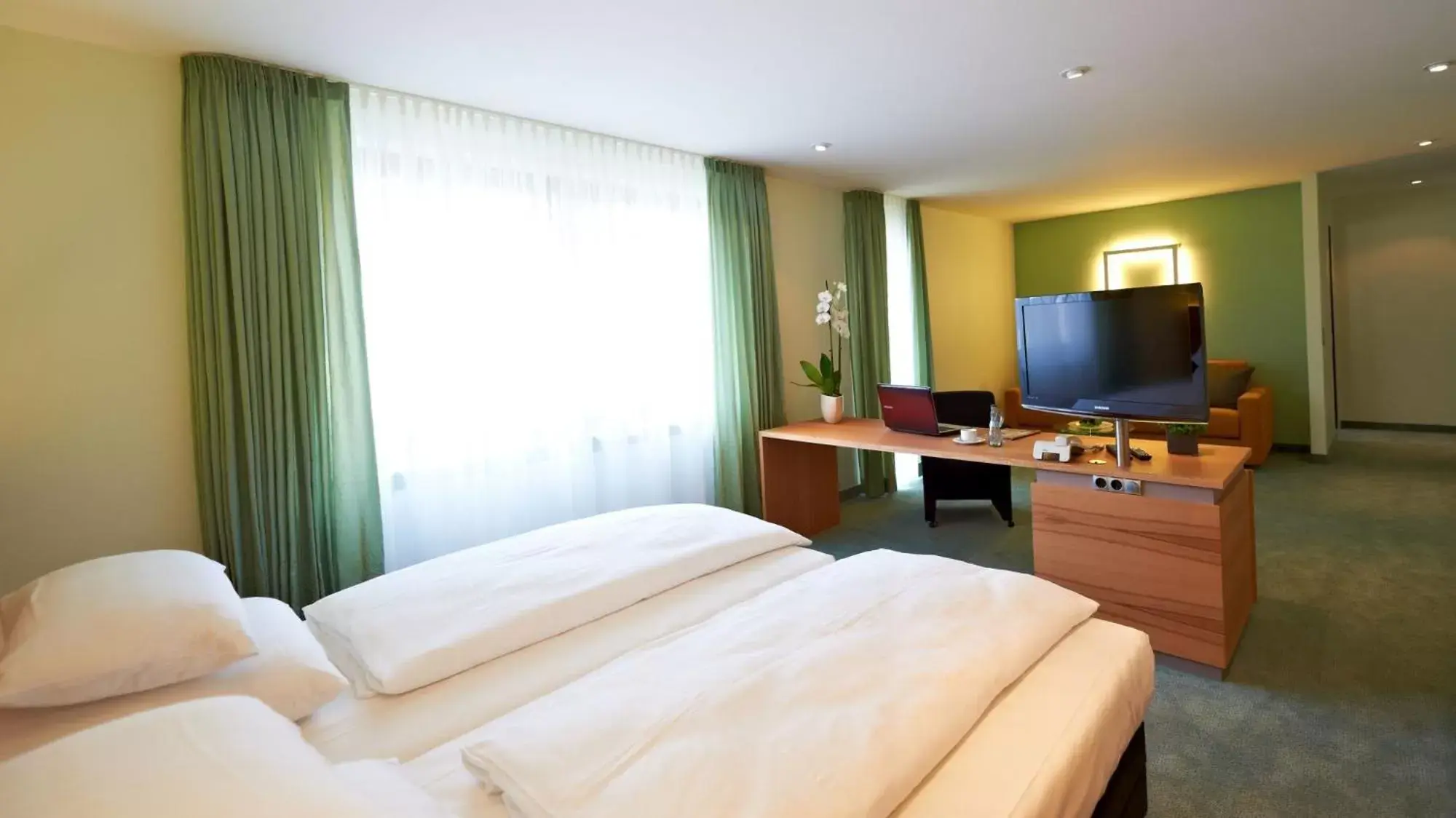 TV and multimedia, Bed in Hirsch Hotel