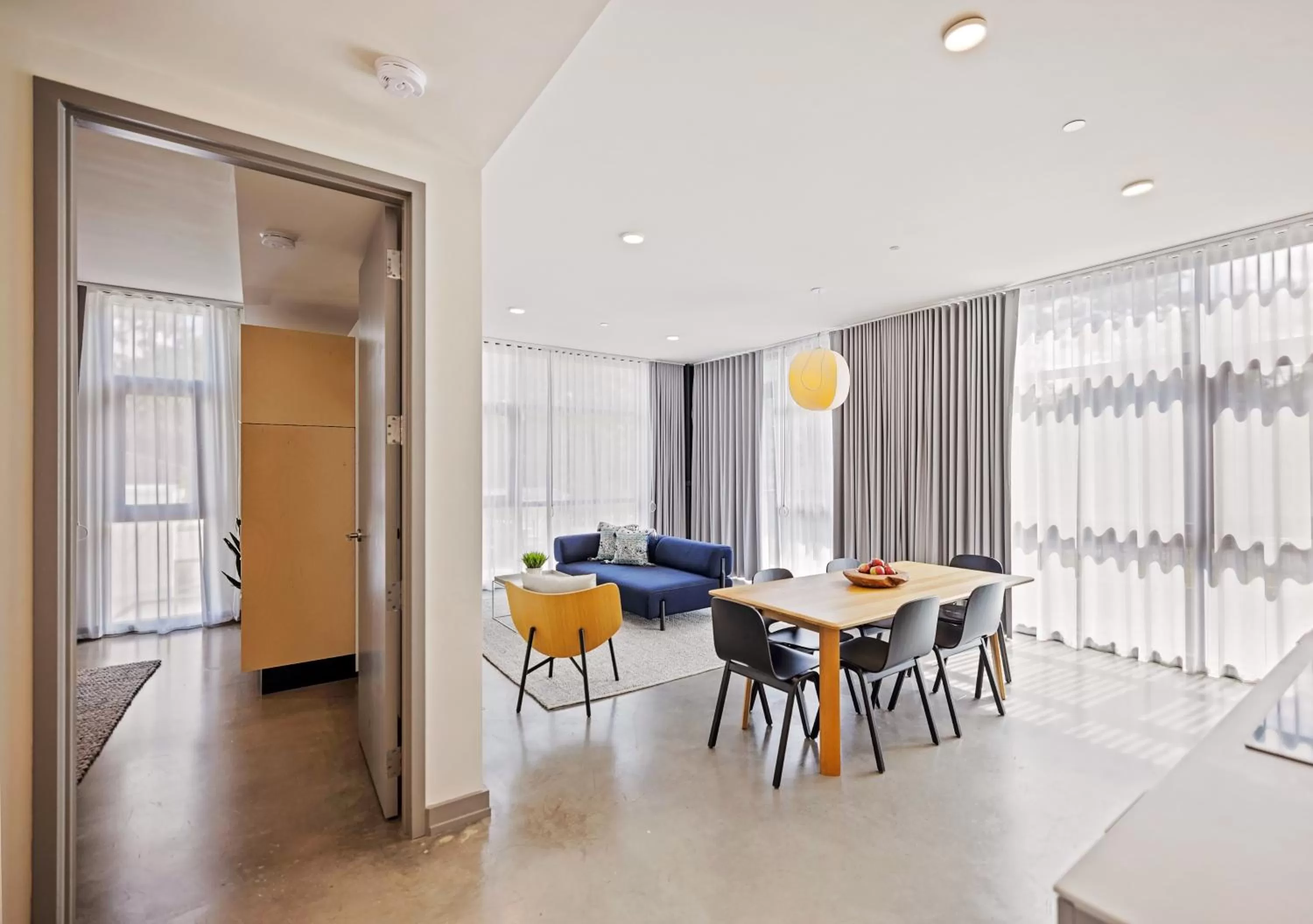 Living room in Placemakr Wedgewood-Houston - South Nashville