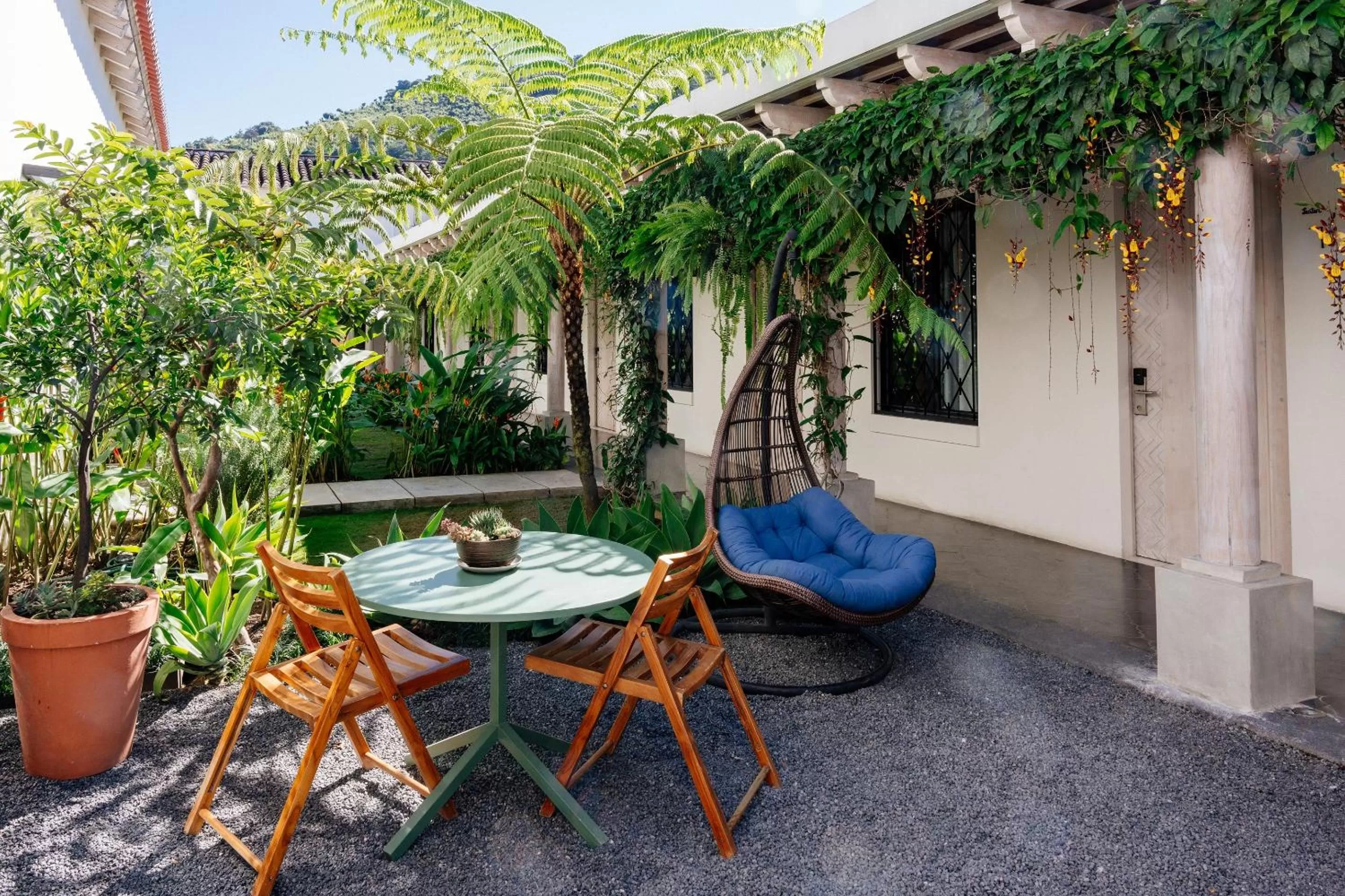 Patio in Good Hotel Antigua