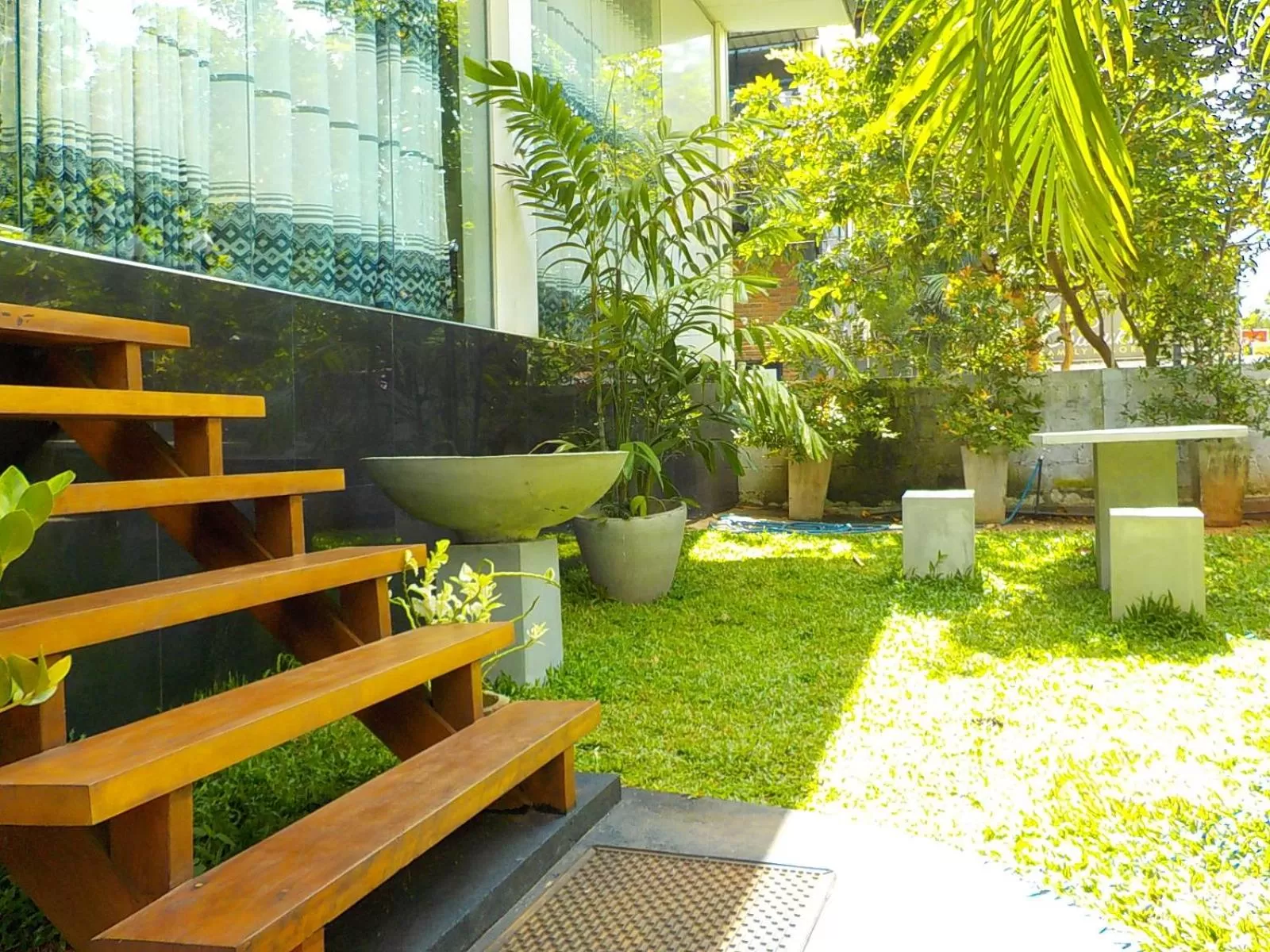 Garden in Liyana Holiday resort