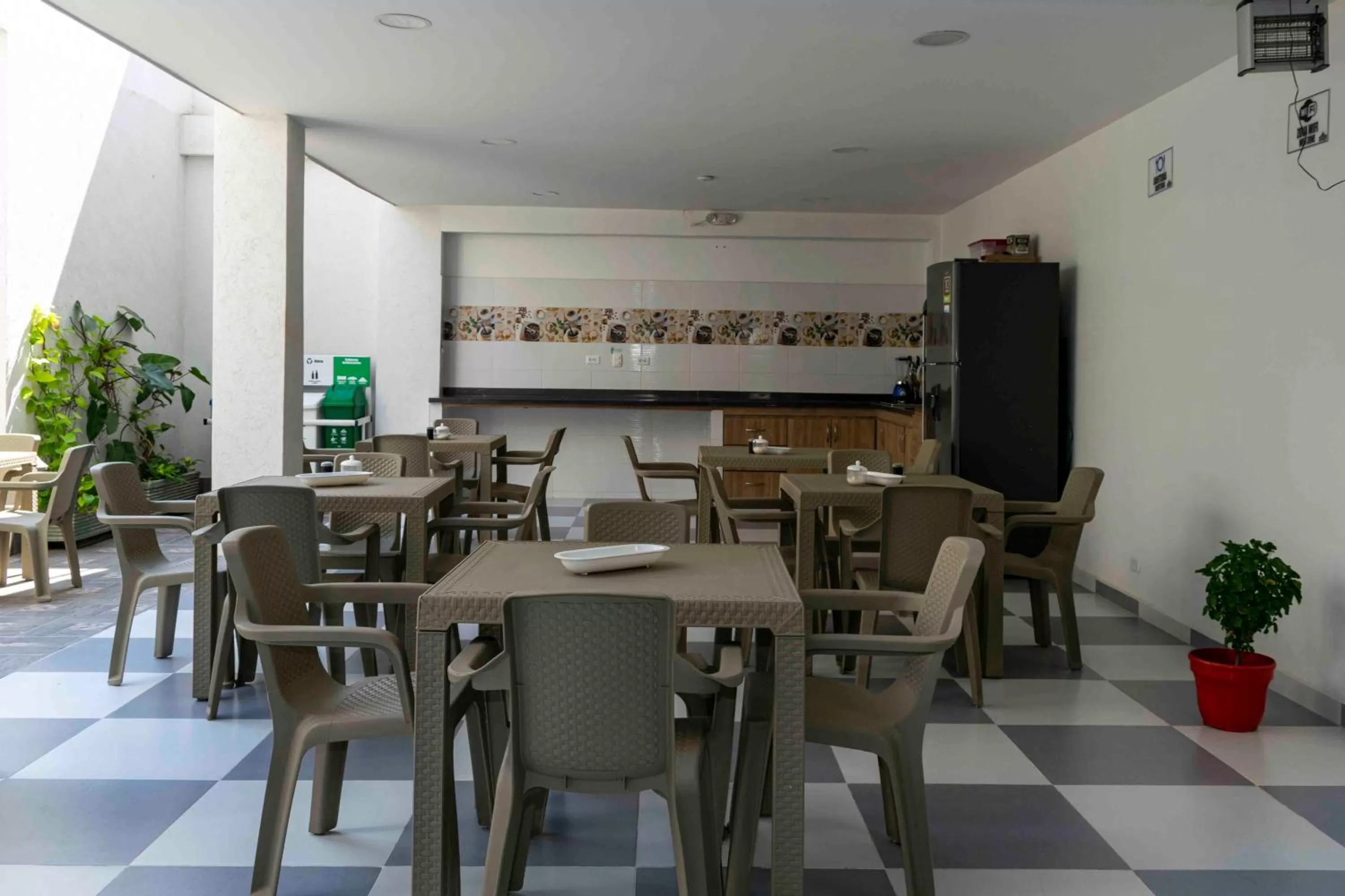 Dining area in Hotel El Olimpo