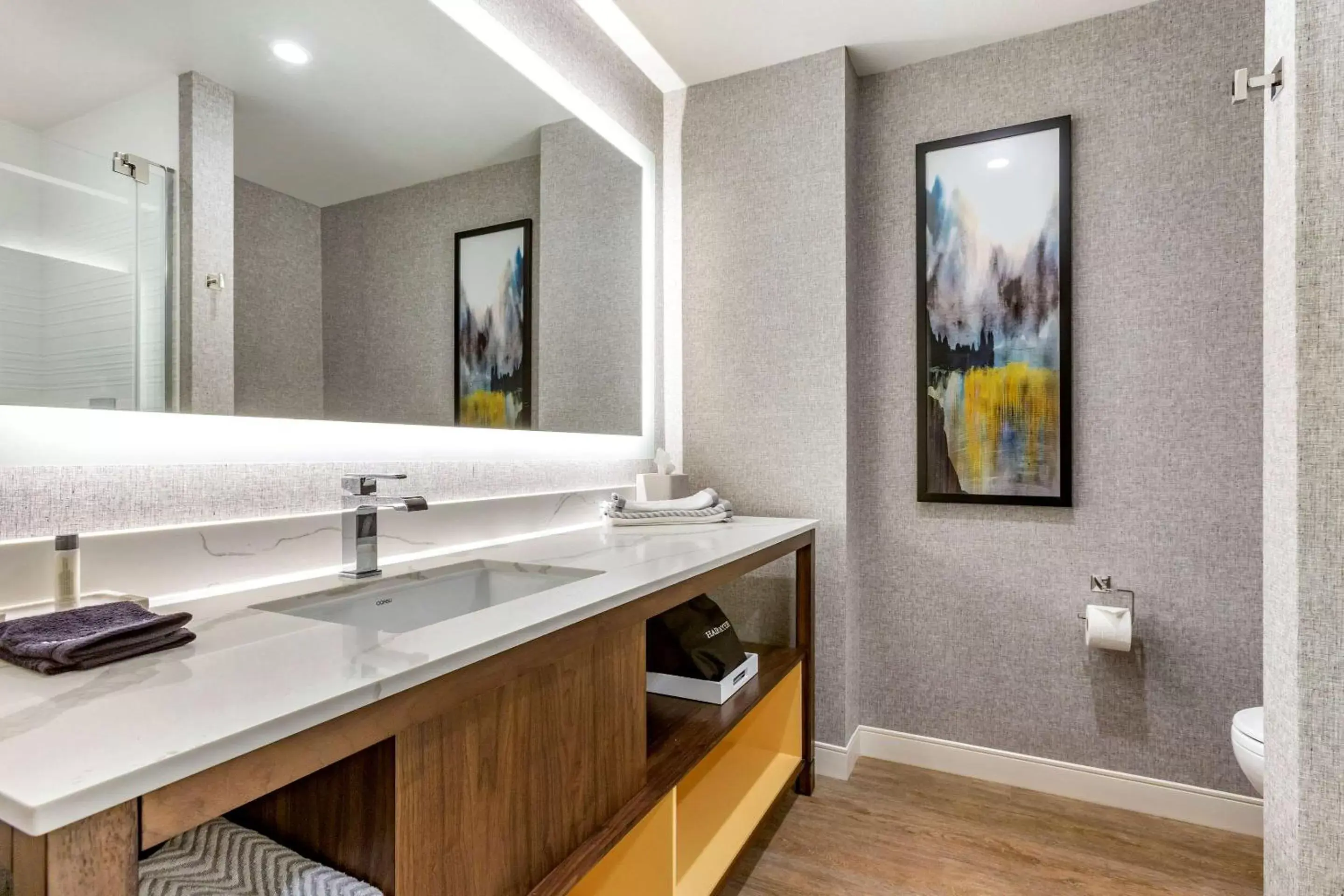Bathroom in Cambria Hotel Sonoma Wine Country