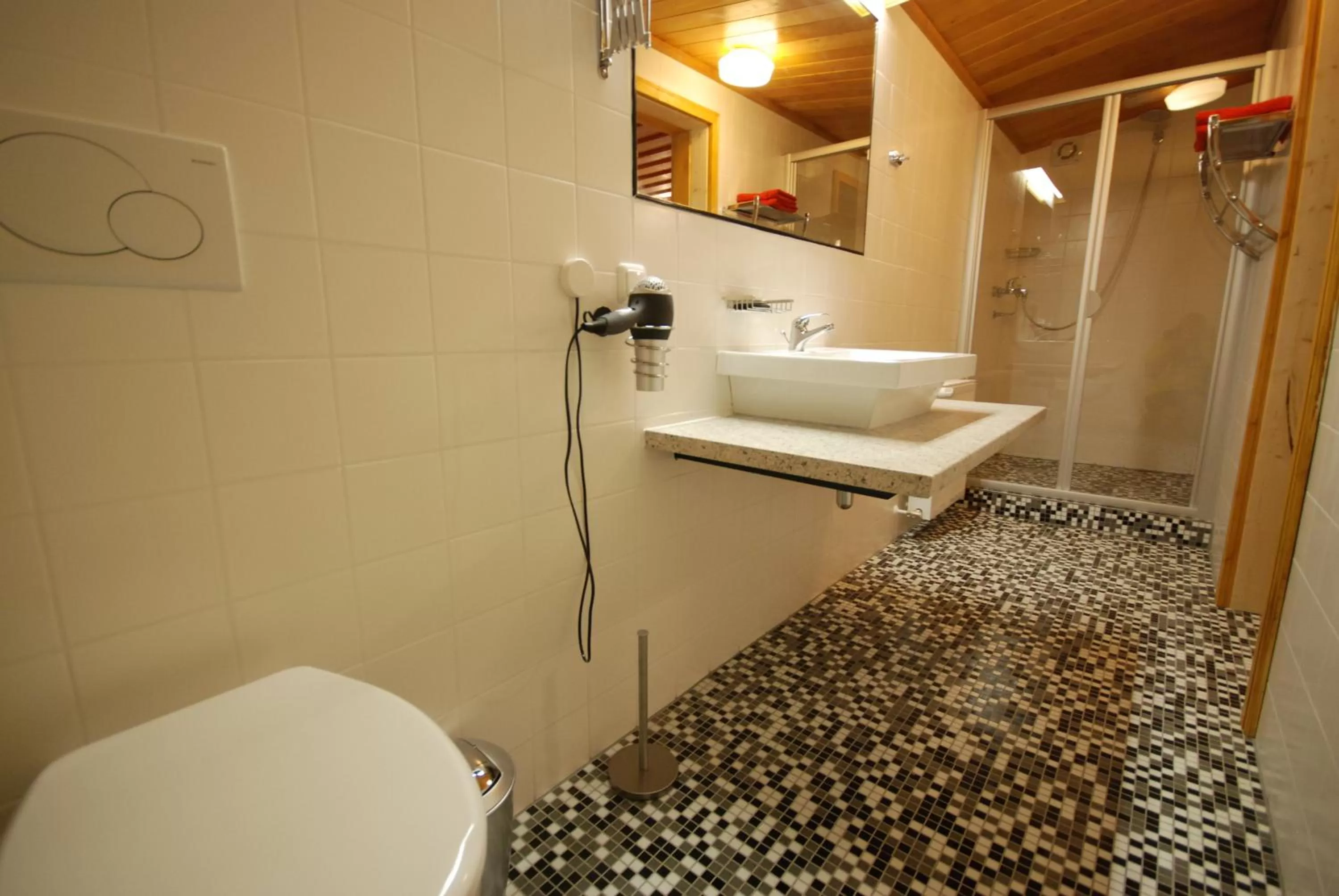 Bathroom in Moving Rooms