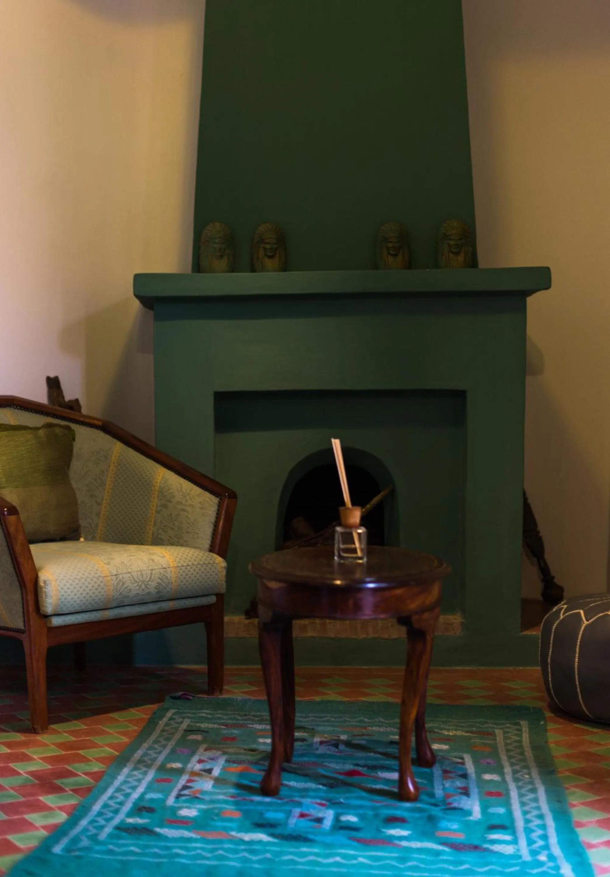 Seating area in Riad Hidden