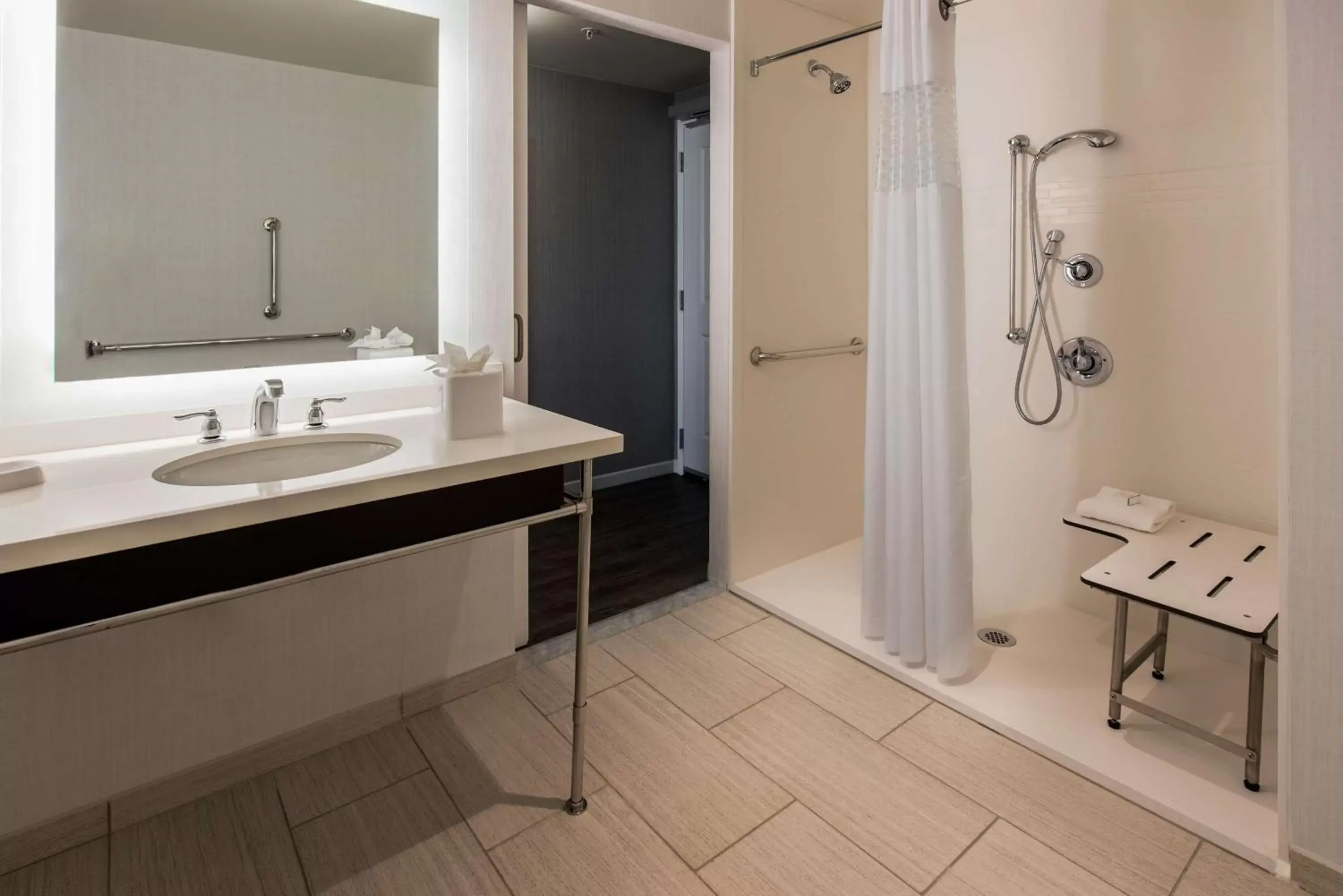 Bathroom in Hampton Inn & Suites Washington, D.C. - Navy Yard