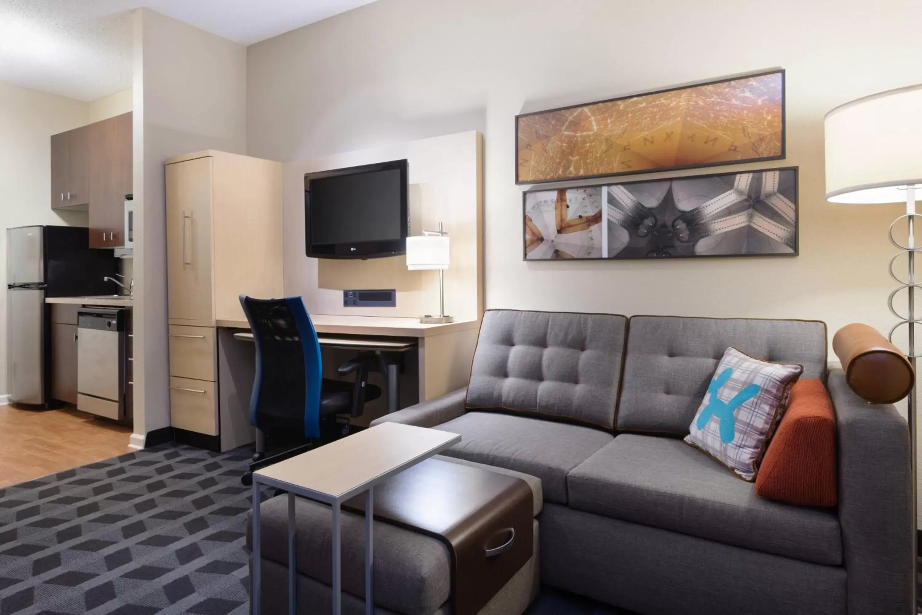 Living room, Seating Area in TownePlace Suites by Marriott Bossier City