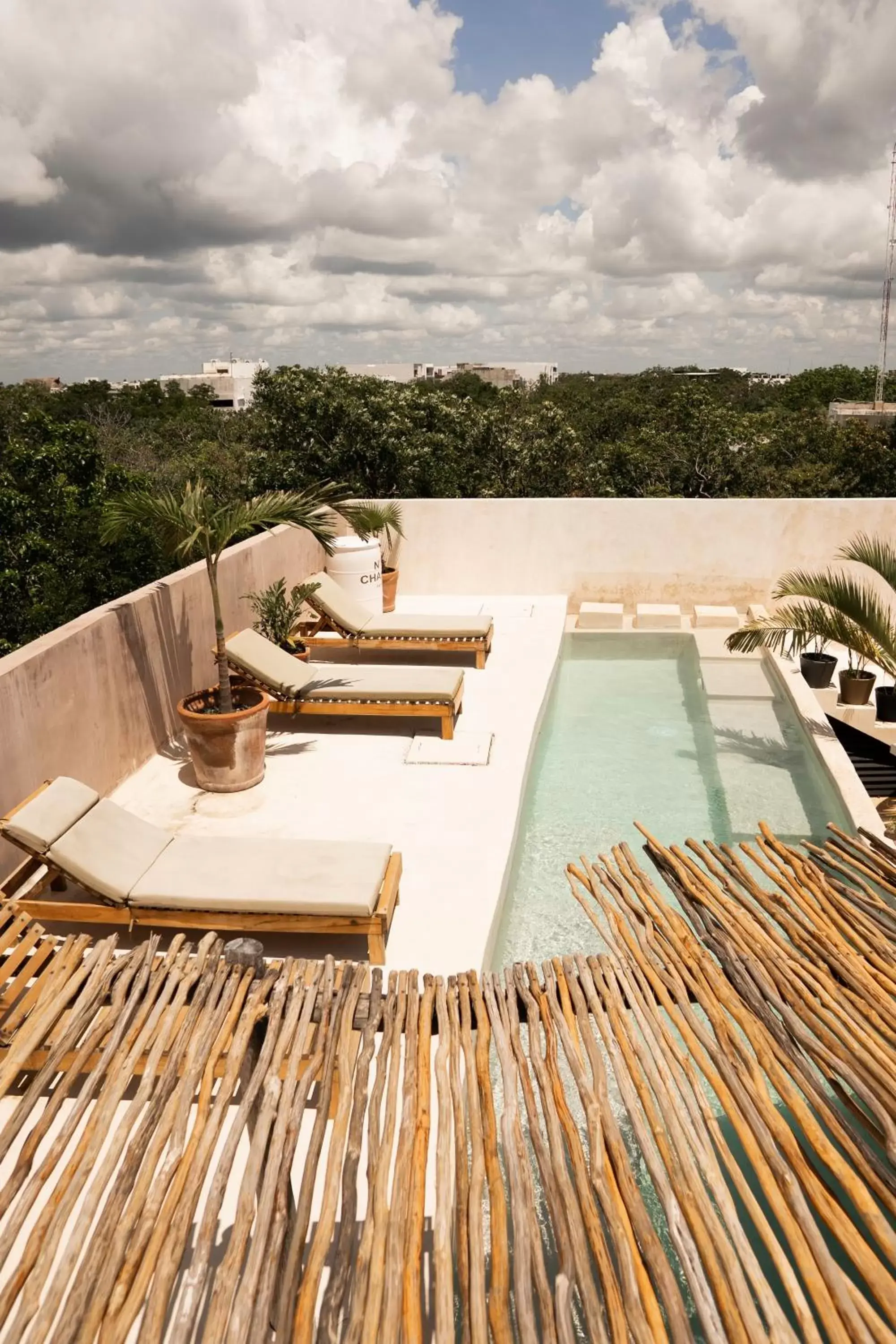 Balcony/Terrace, Pool View in Koos Hotel Tulum