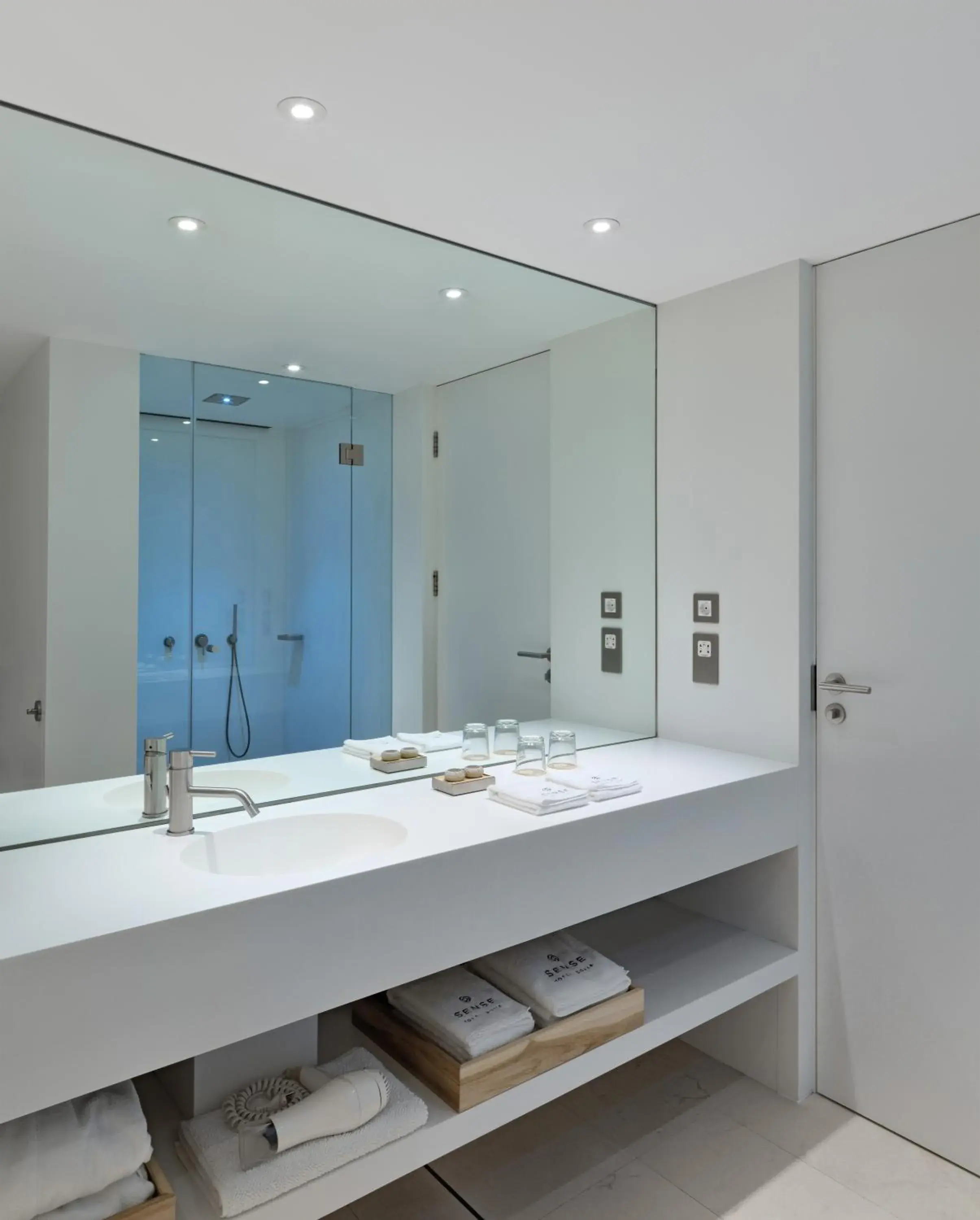 Bathroom in Sense Hotel Sofia, a Member of Design Hotels